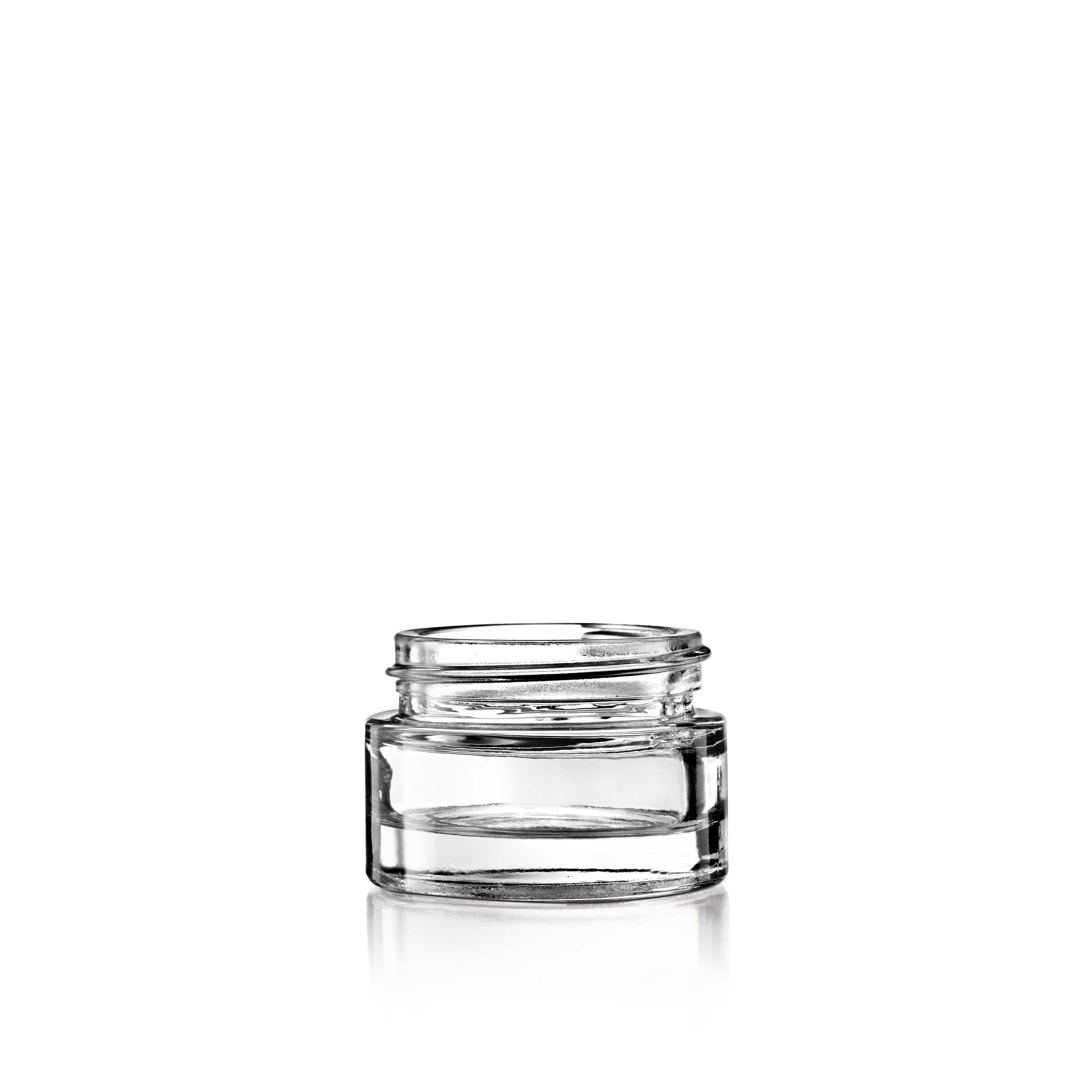 Cosmetic jar Olive 15 ml, 40/400, Flint
