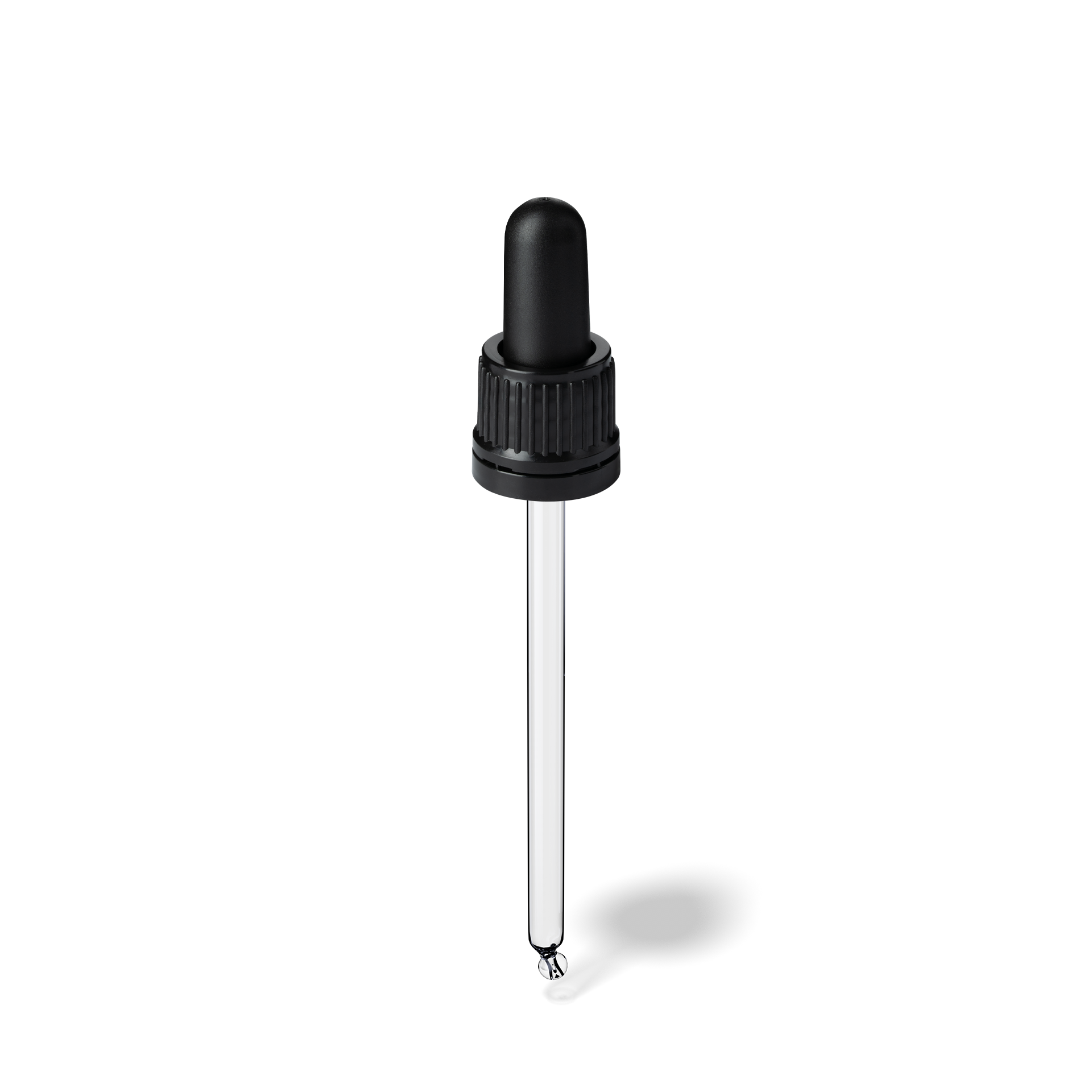 Pipette D02 black ribbed, D18, TE-b, Bulb TPEs-b 1.0, Tip bent ball 1.0, ORI60-111/GIN100 Pipette D02 black ribbed, D18, TE-b, Bulb TPEs-b 1.0, Tip bent ball 1.0, ORI60-111/GIN100