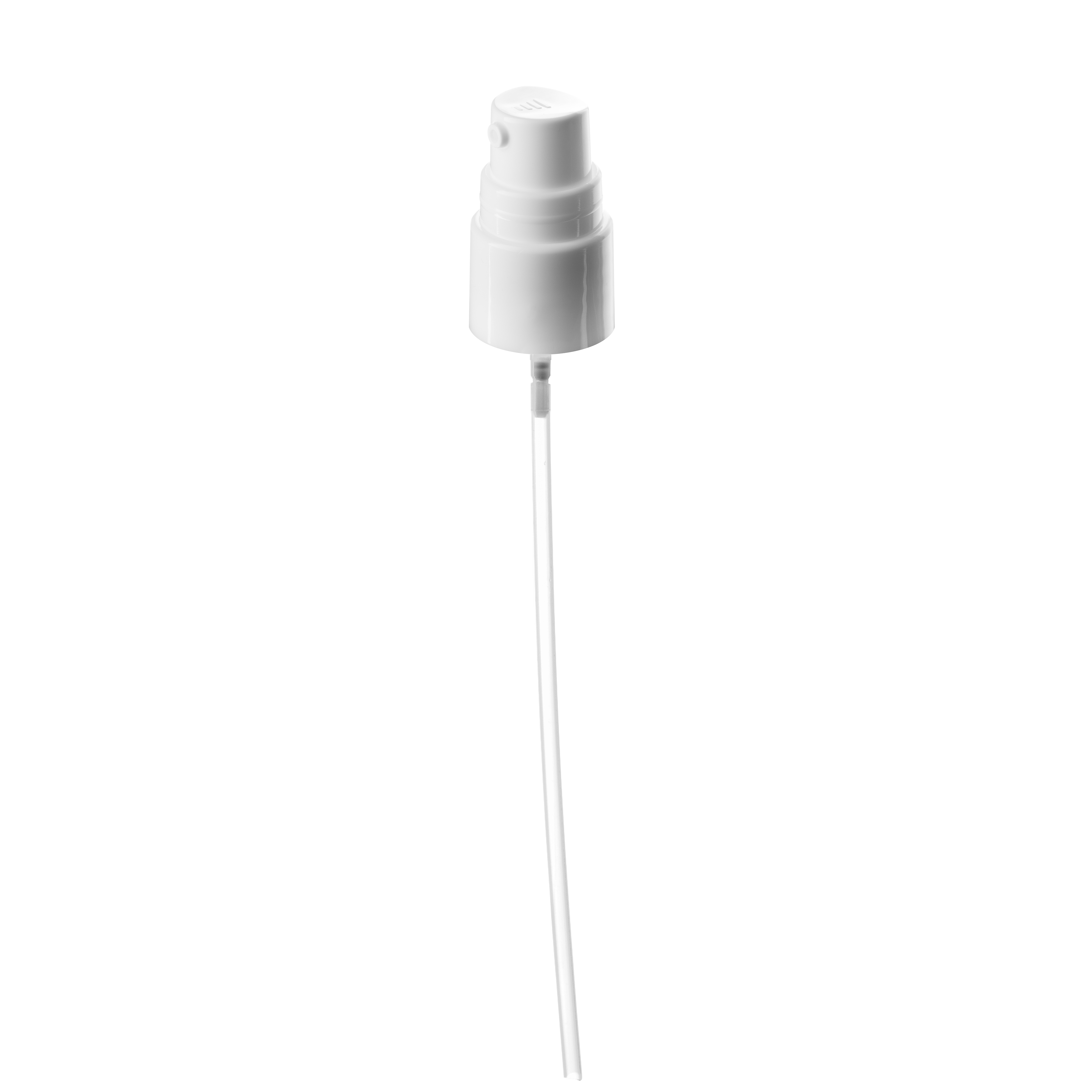 Lotion pump Sinfonia 18/415, PP, white, glossy , dose 0.10ml, white overcap (Magister 30)