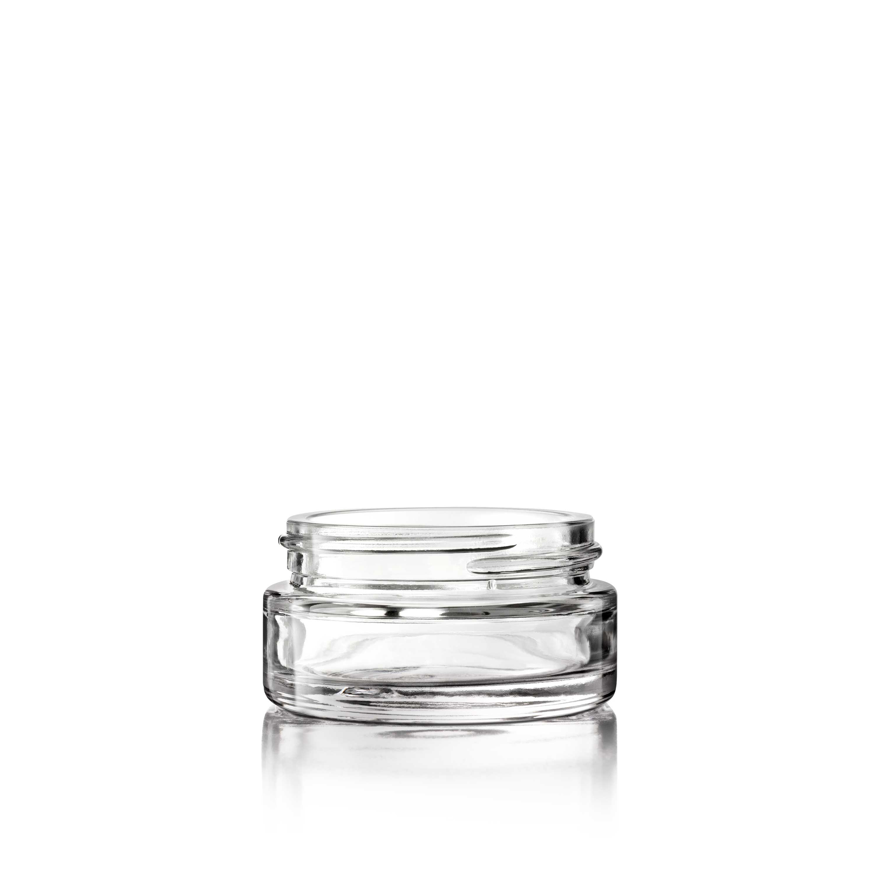 Cosmetic jar Bryn 30ml, 48 special thread, Flint