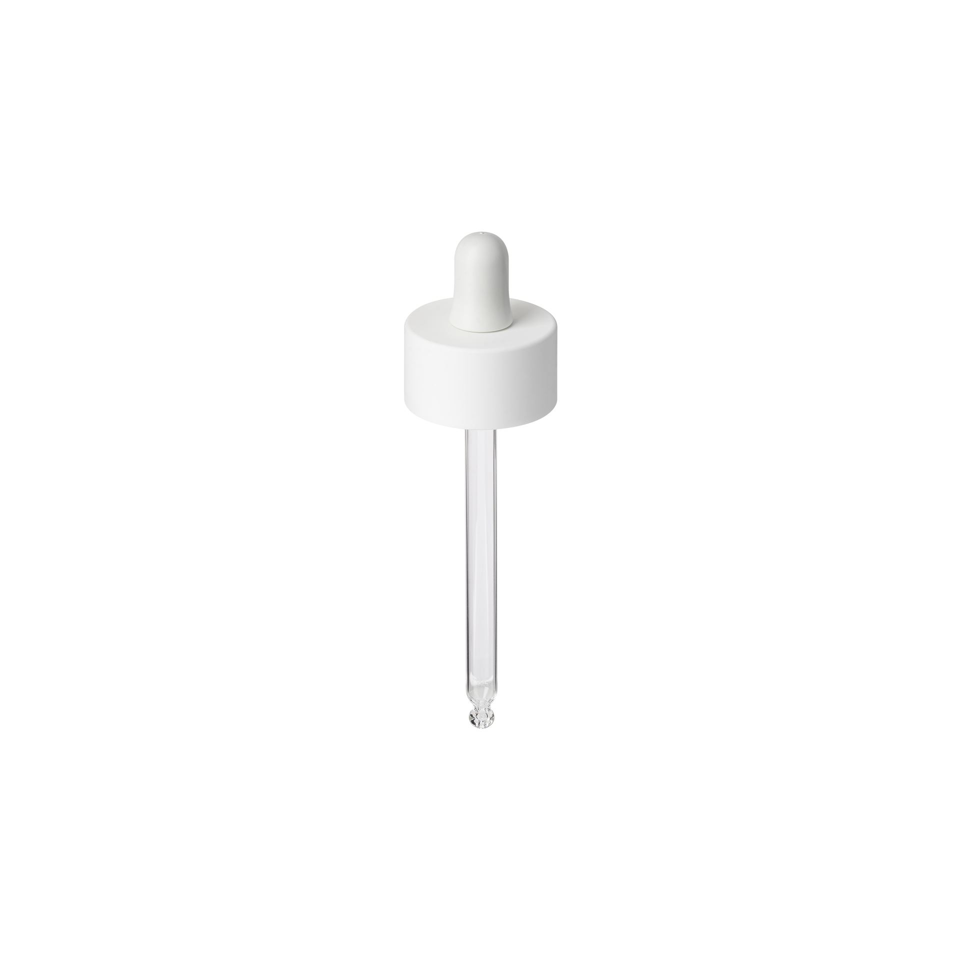Pipette, 24/410, white matte, bulb Nitrile 0.85ml, ball tip straight (Luna 50)