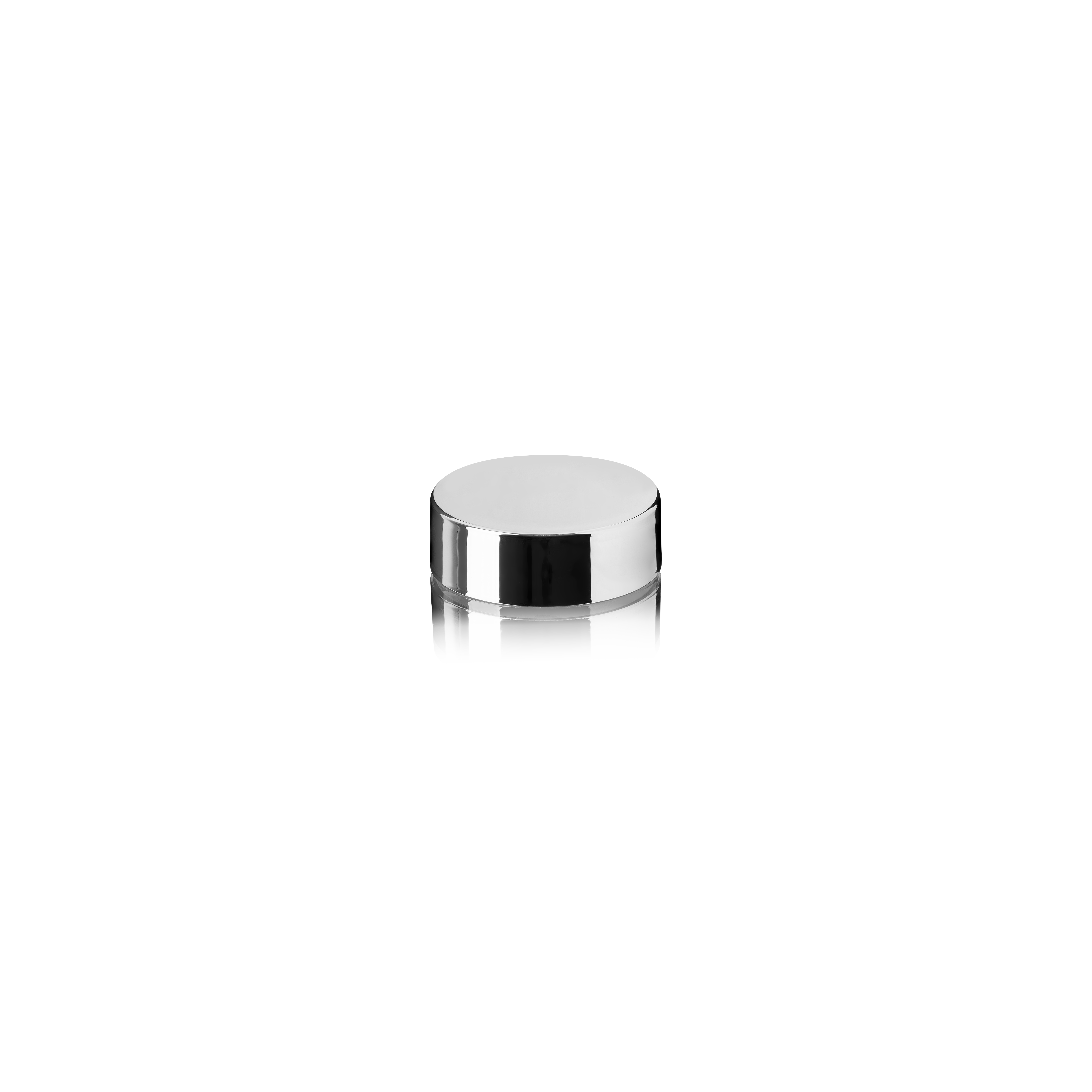 Lid Modern 40/400, PP, silver, glossy finish, white inlay Lid Modern 40/400, PP, silver, glossy finish, white inlay