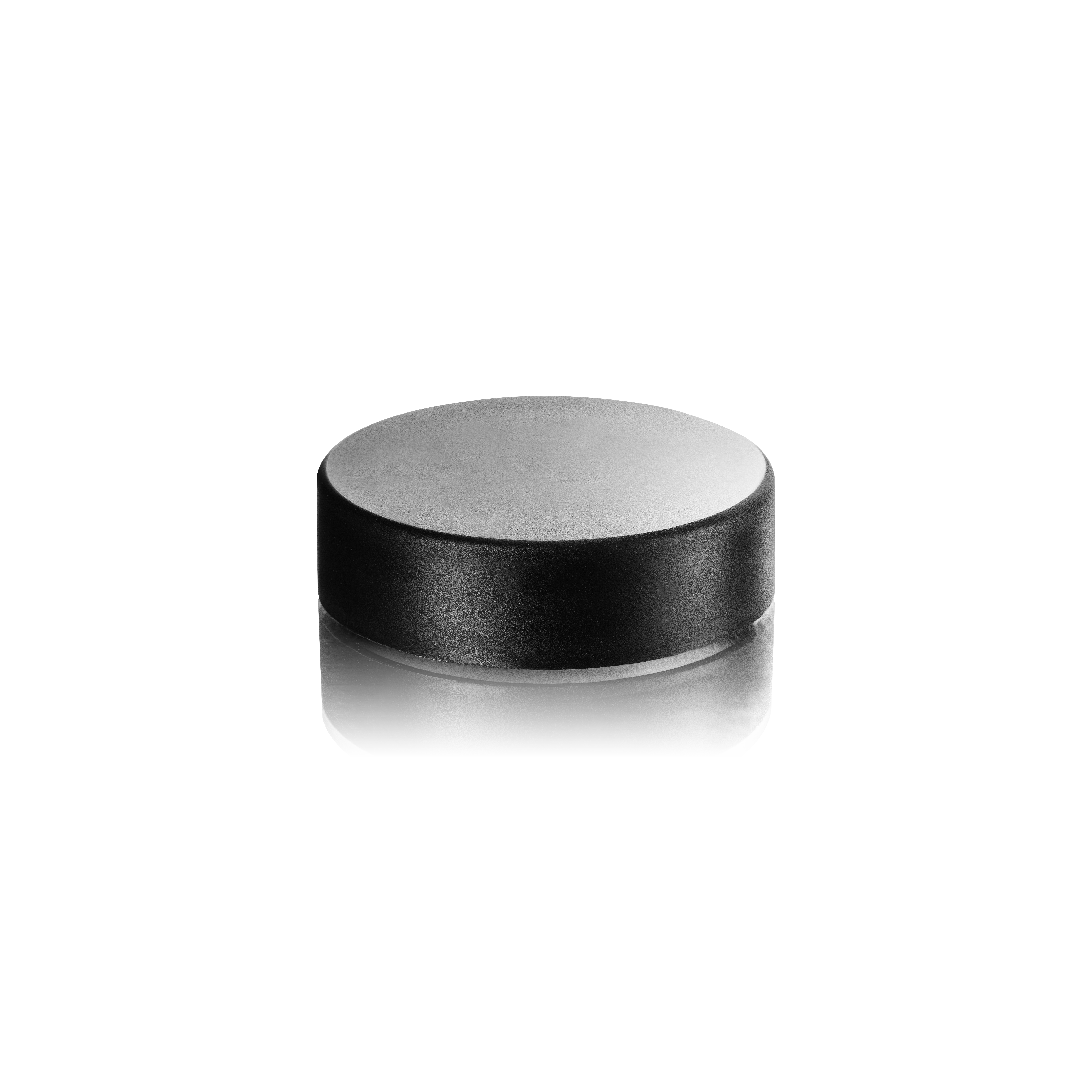 Lid Modern 58 special, PCR, black, matte finish, white inlay (Aspen 100) Lid Modern 58 special, PCR, black, matte finish, white inlay (Aspen 100)