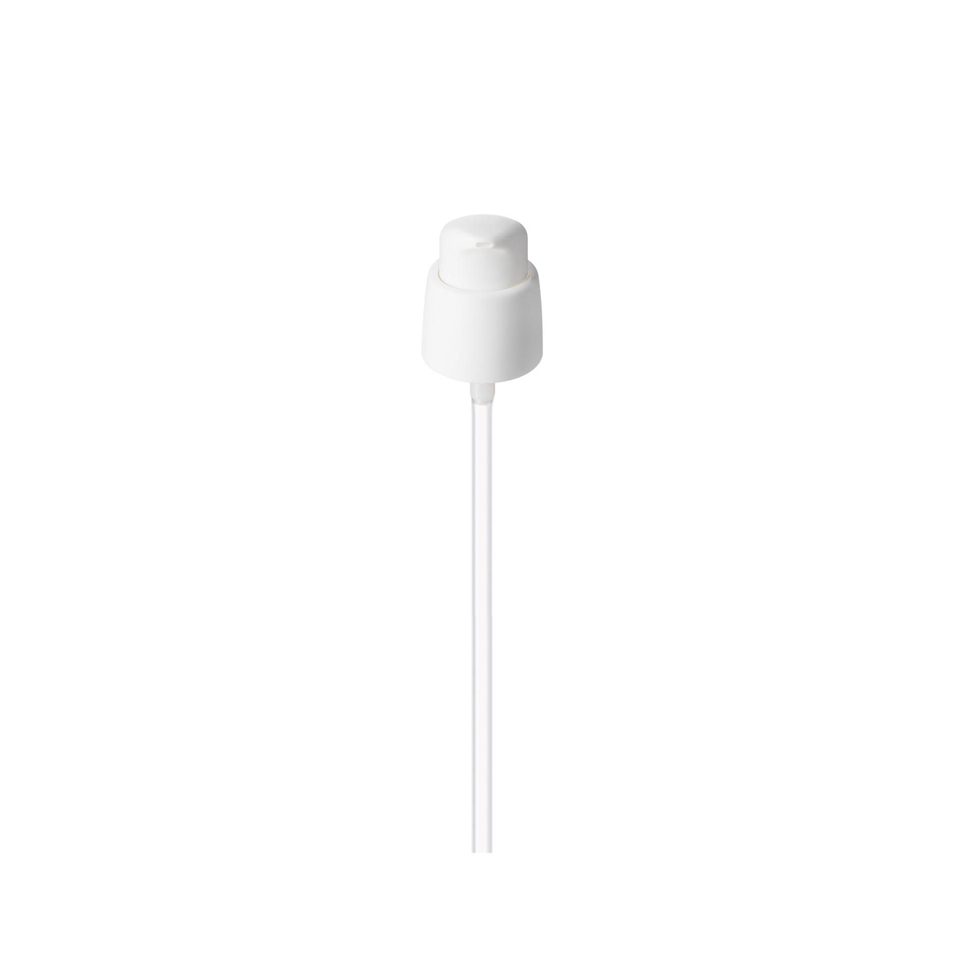 Lotion pump Evolution 18/400, PP, white, matte, dose 0.15ml, security clip transp. matte (Willow 30)
