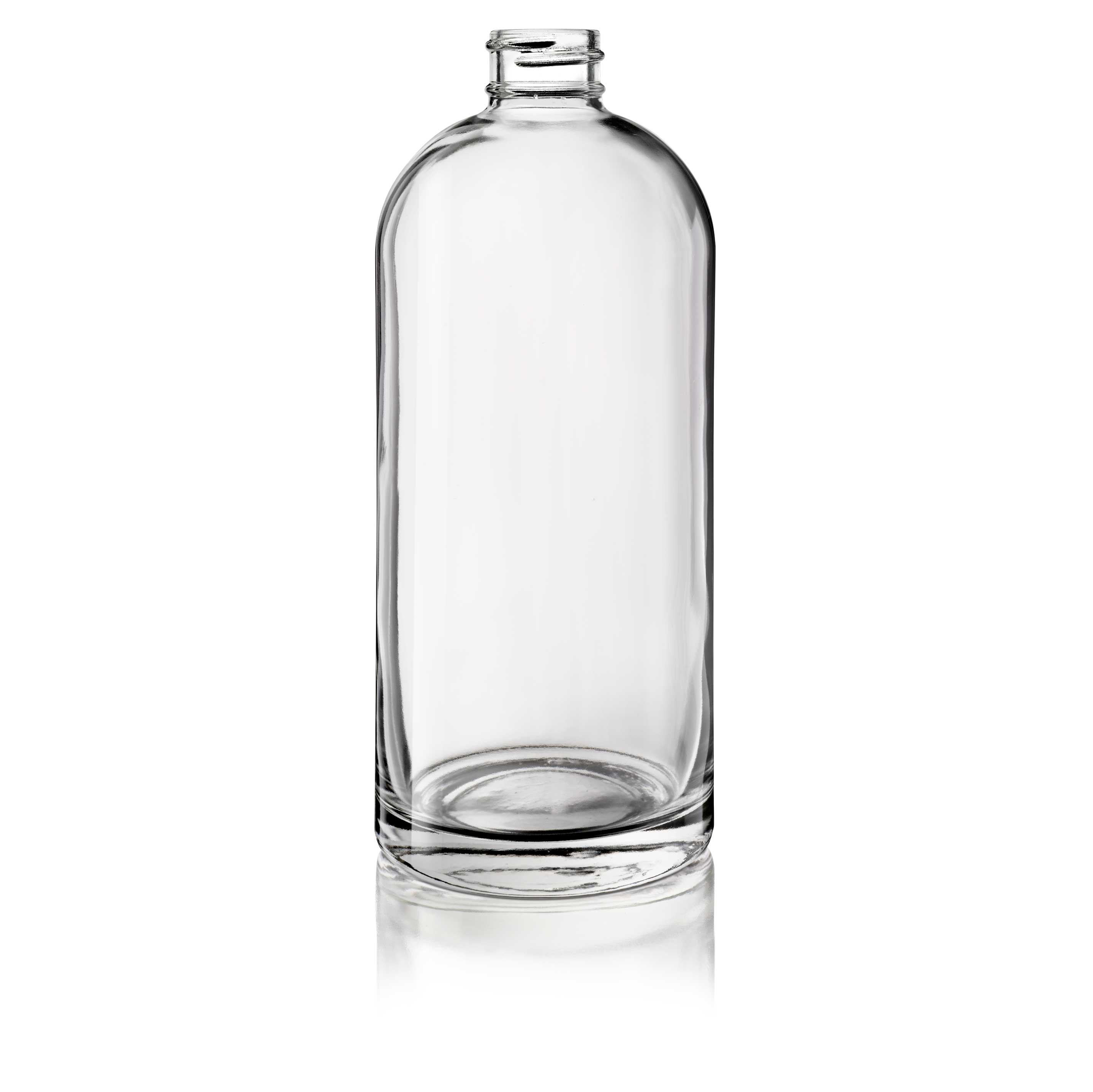 Cosmetic bottle Linden 500ml, 28/410, Flint   