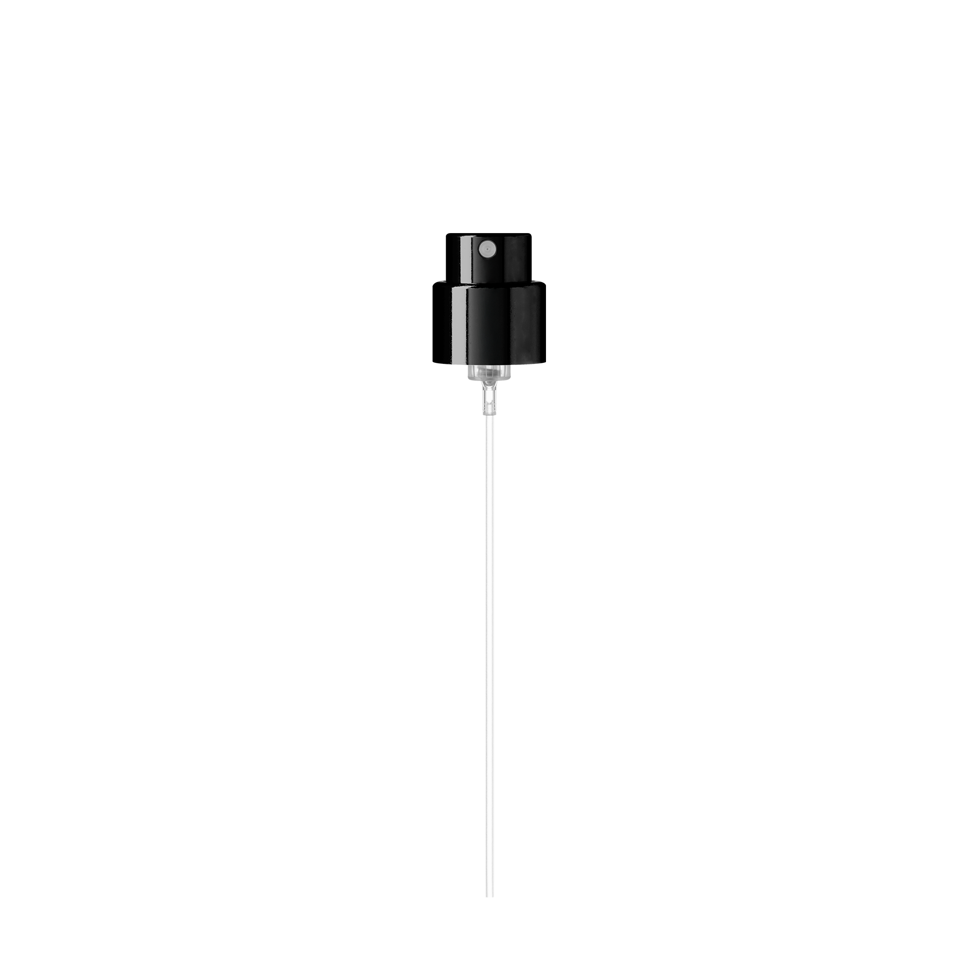 Spray cap Precious 18/400, aluminum, glossy black, dose 0.07ml (Azalea 30)