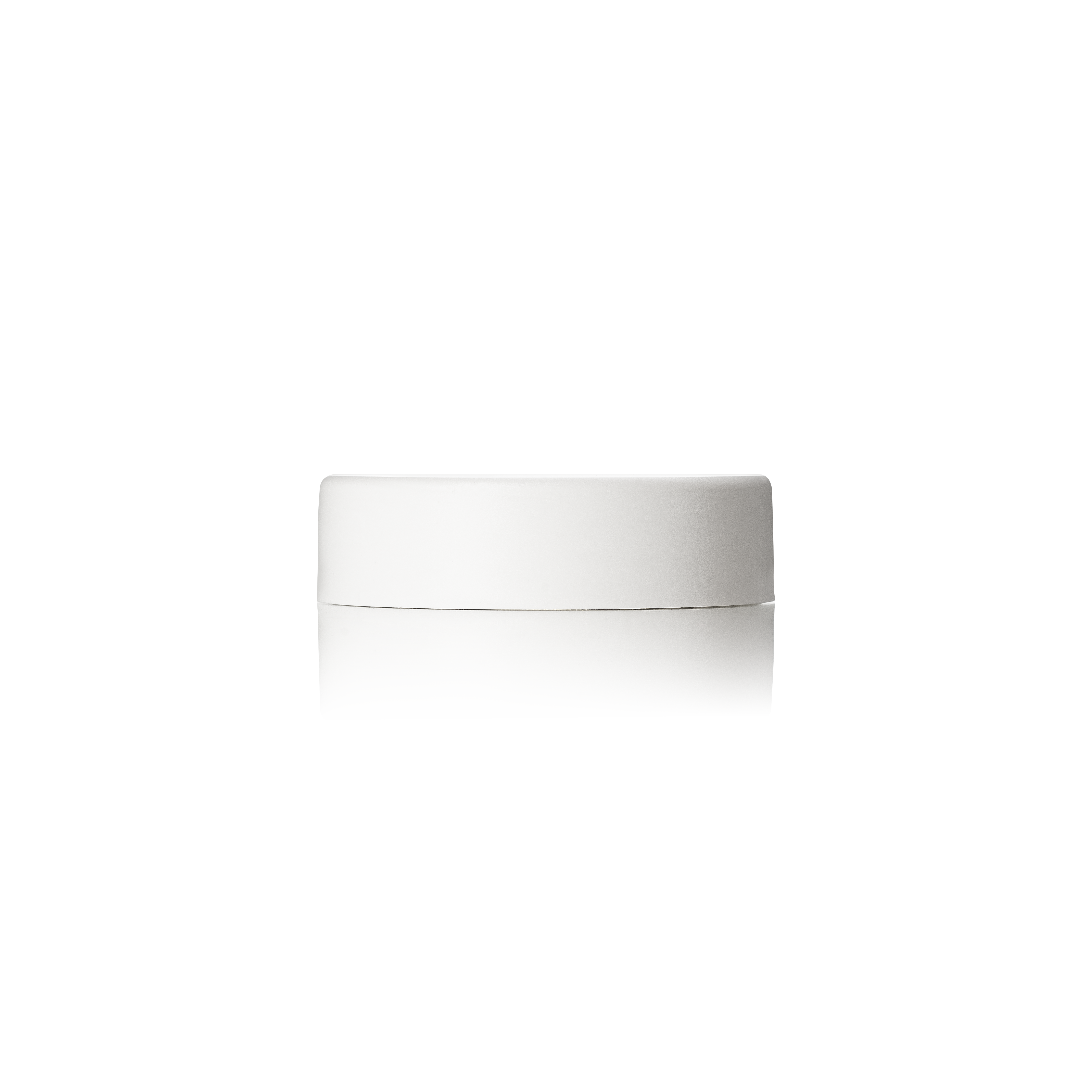 Lid Modern 58 special, PCR, white, matte finish, white inlay (Aspen 100)