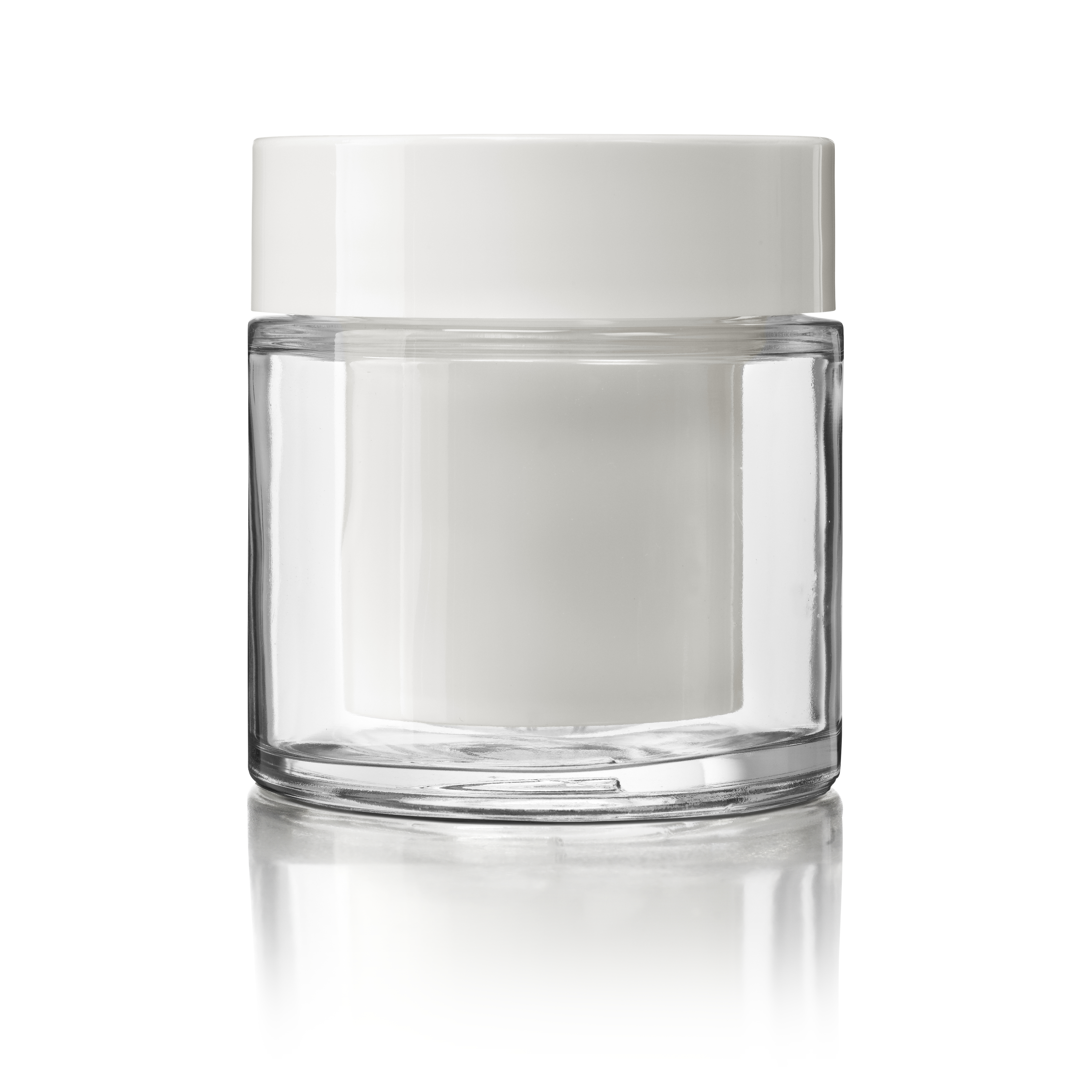 Cosmetic jar Olive 96ml, refill, 58/400, Flint
