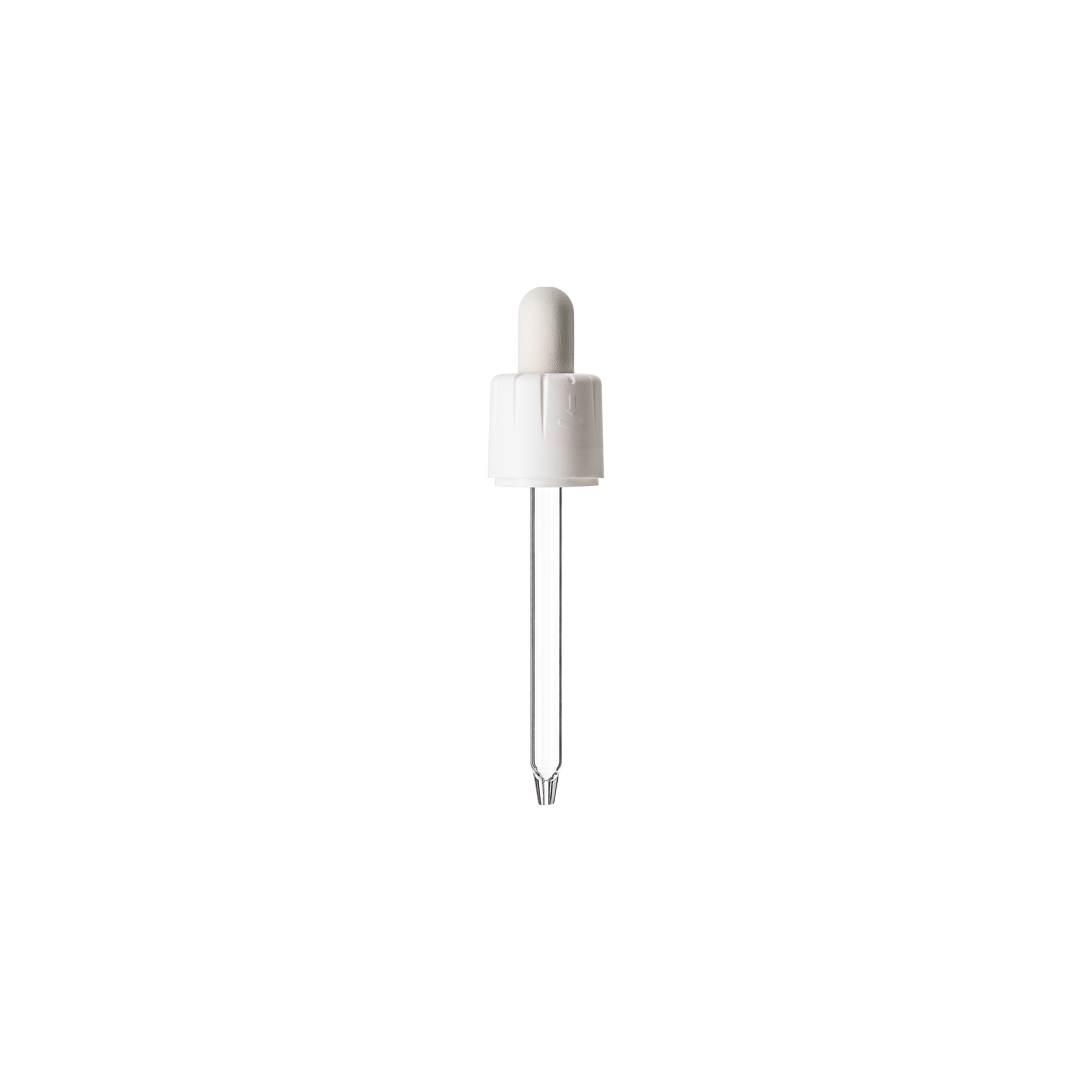 Pipette child-tamper evident, DIN18, II, PP/PEHD, white, bulb NBR 1.0ml, conical tip (Ginger 50) Pipette child-tamper evident, DIN18, II, PP/PEHD, white, bulb NBR 1.0ml, conical tip (Ginger 50)