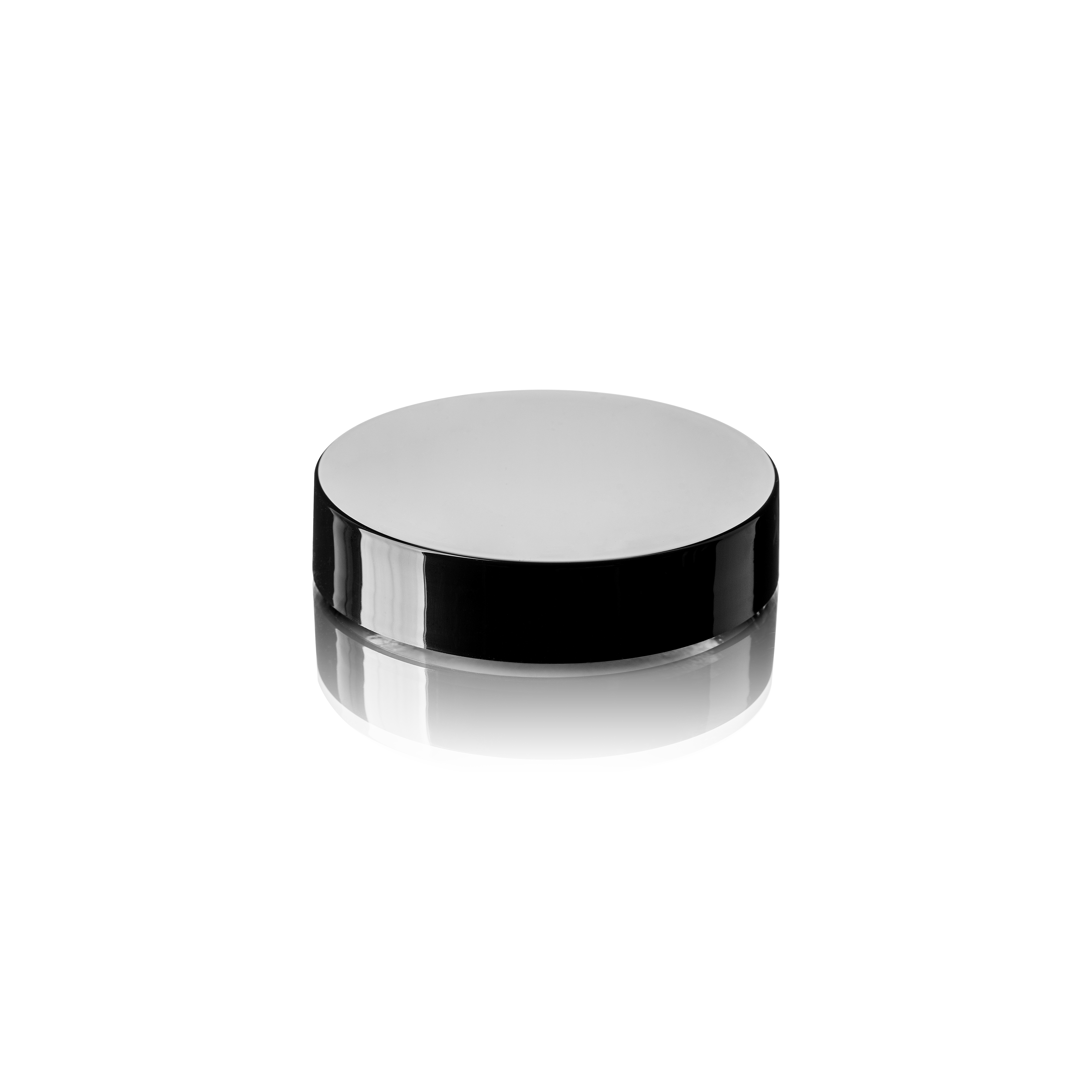 Lid Modern 87 special, PP, black, glossy finish with white Phan inlay for Bryn 200 ml