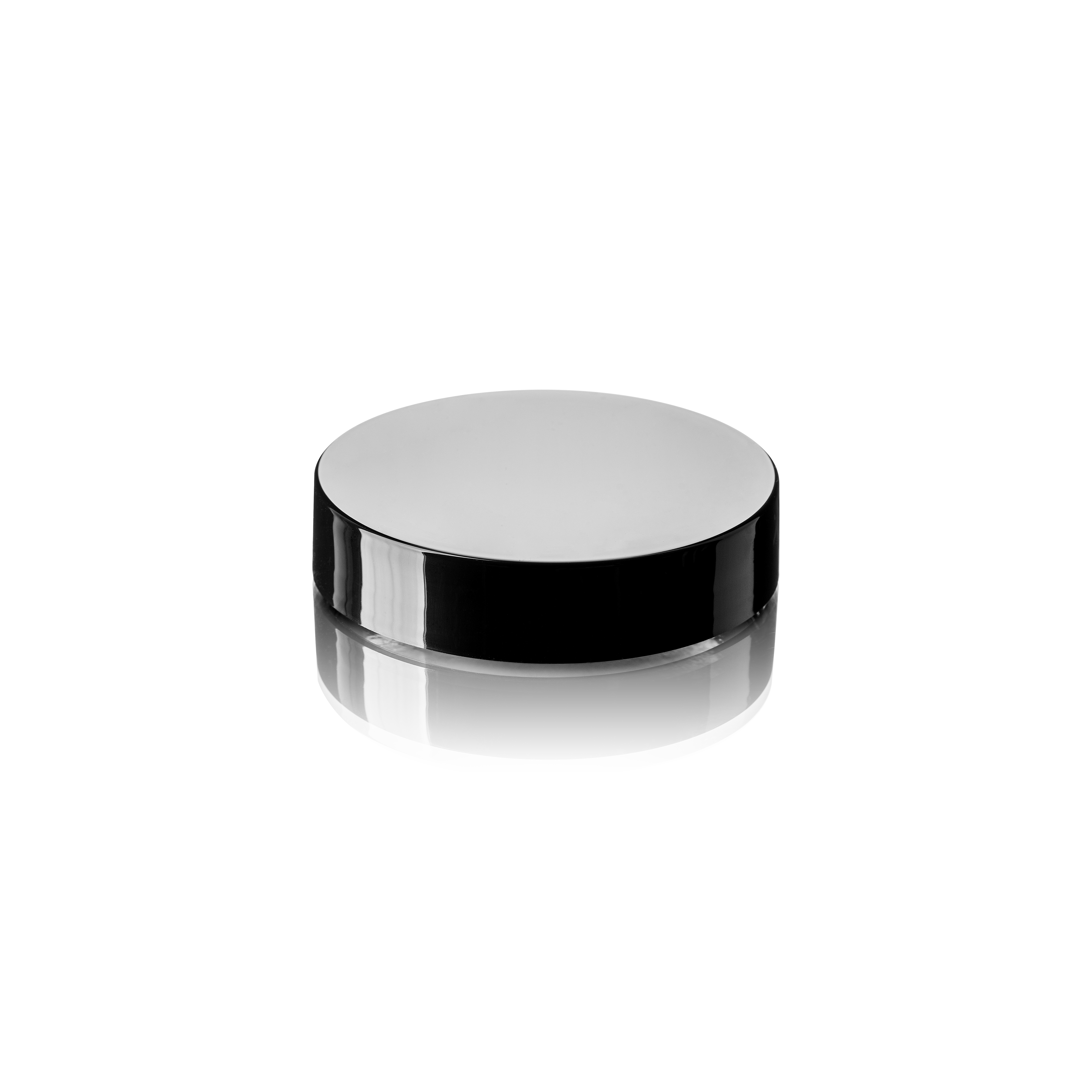 Lid Modern 87 special, PP, black, glossy finish with white Phan inlay for Bryn 200 ml