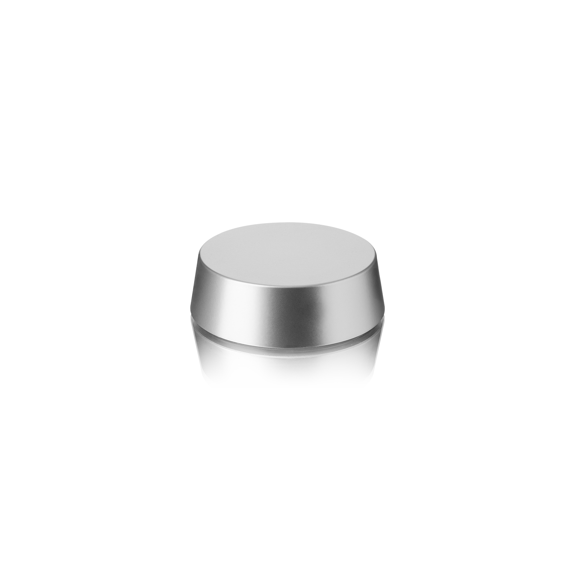 Lid Conical 58/400, UREA, silver matte, white inlay (DA Lumiere 50)
