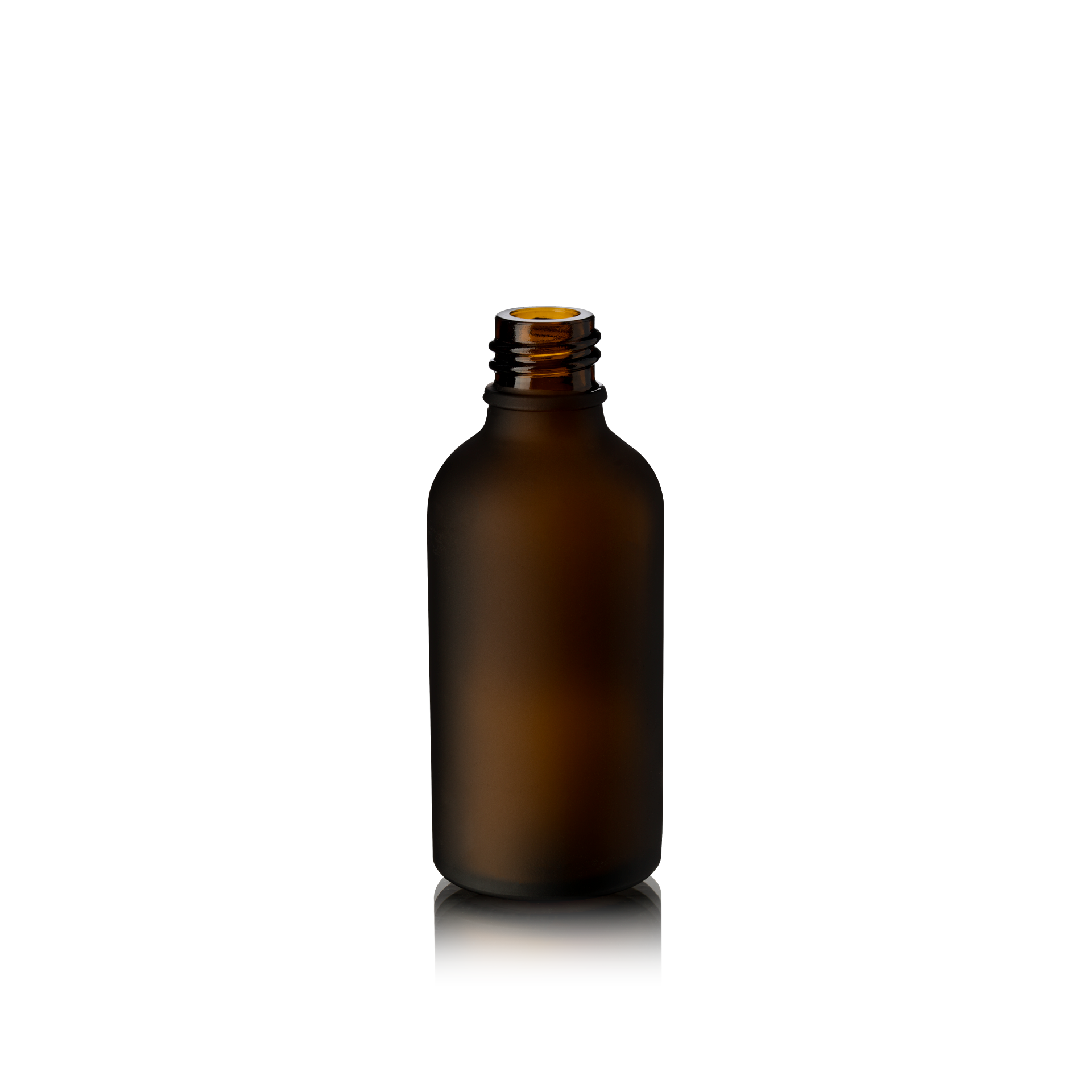 Dropper bottle Ginger 50ml, DIN18, Amber, frosted Dropper bottle Ginger 50ml, DIN18, Amber, frosted