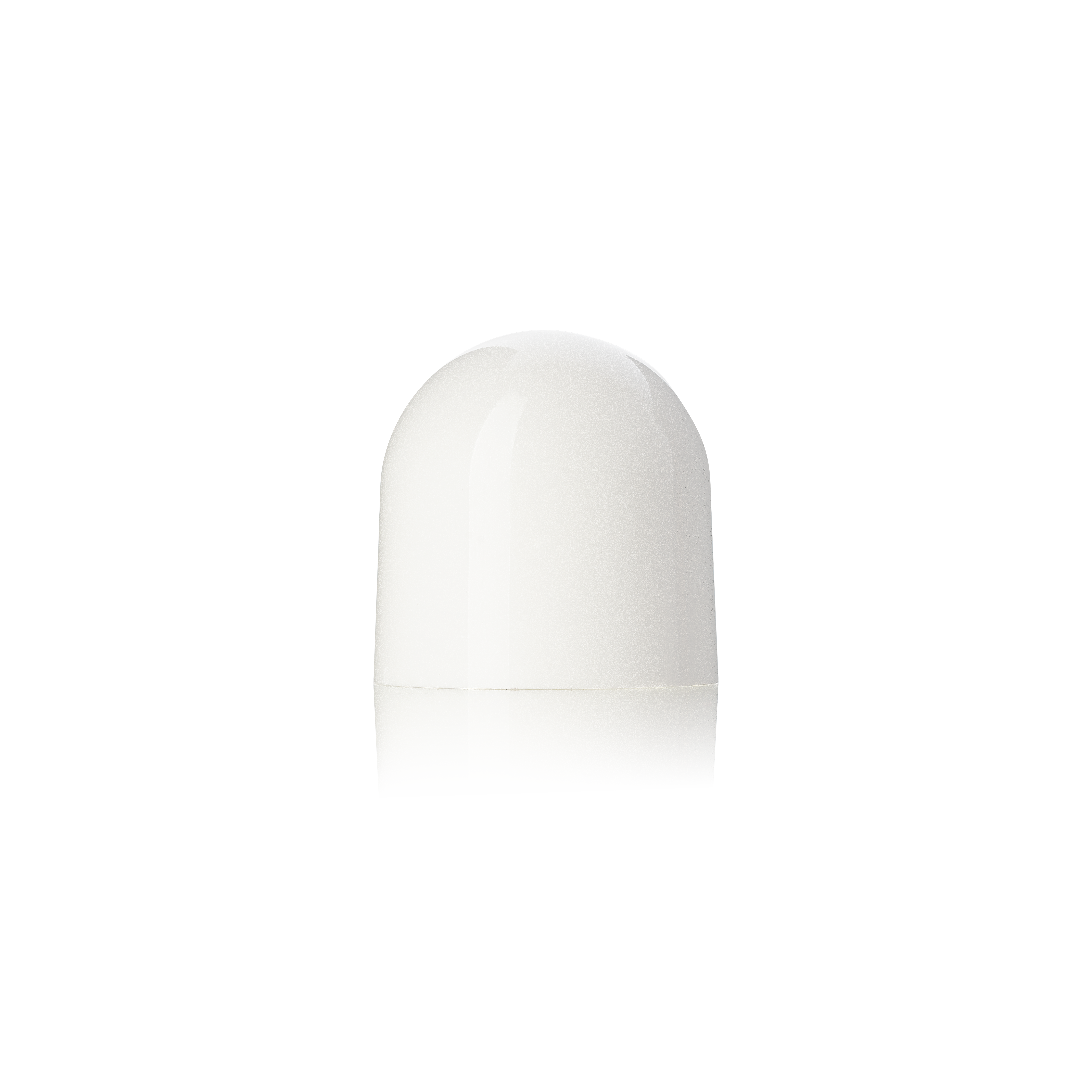 Screw cap, Classic, 45mm, PP, white, glossy finish for roll-on bottle (Clementine 75)