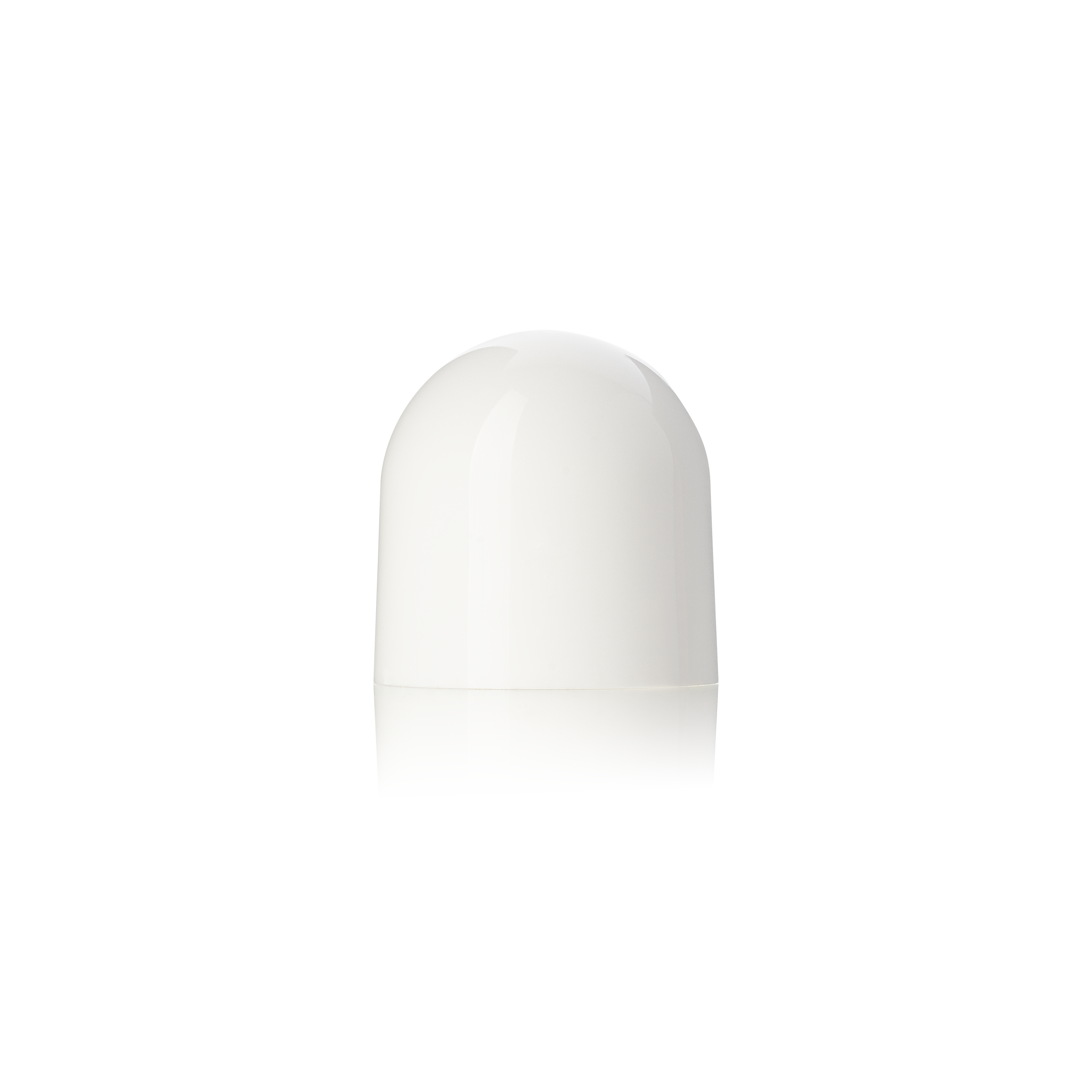 Screw cap, Classic, 45mm, PP, white, glossy finish for roll-on bottle (Clementine 75) Screw cap, Classic, 45mm, PP, white, glossy finish for roll-on bottle (Clementine 75)