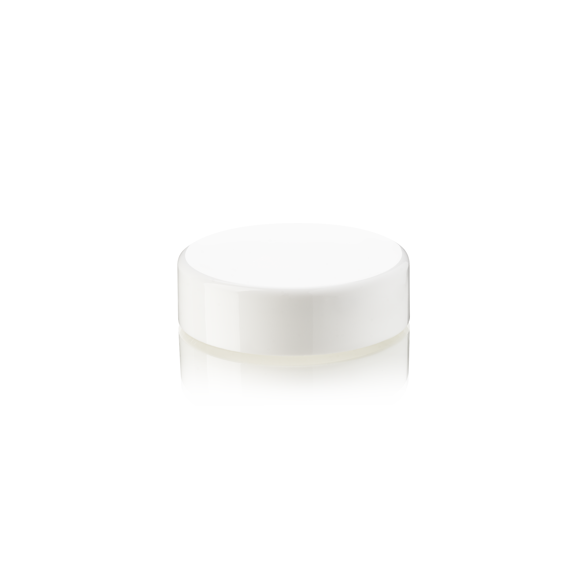Lid Modern 47 special, PP, white, glossy finish, white inlay (Aspen 30)