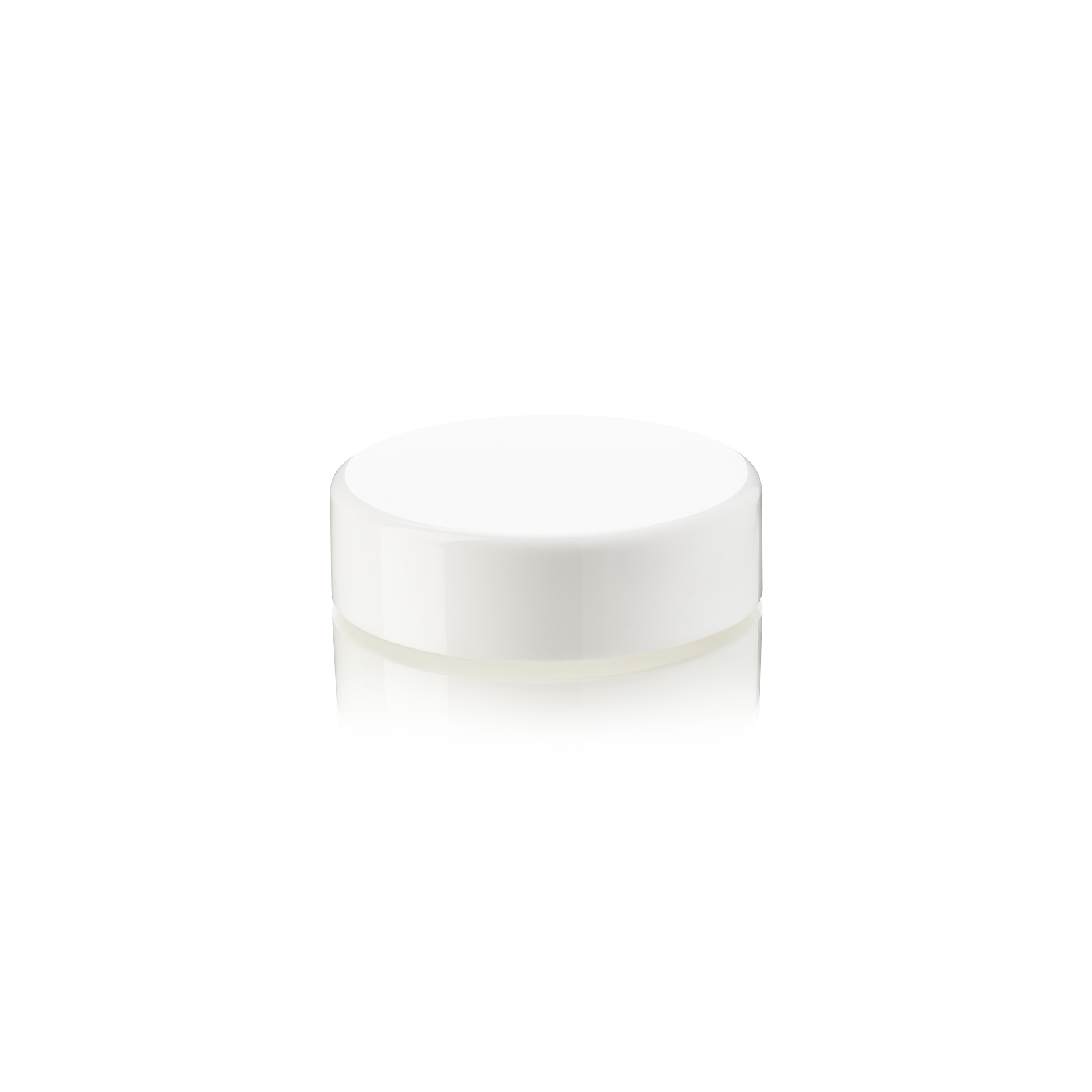 Lid Modern 47 special, PP, white, glossy finish, white inlay (Aspen 30)