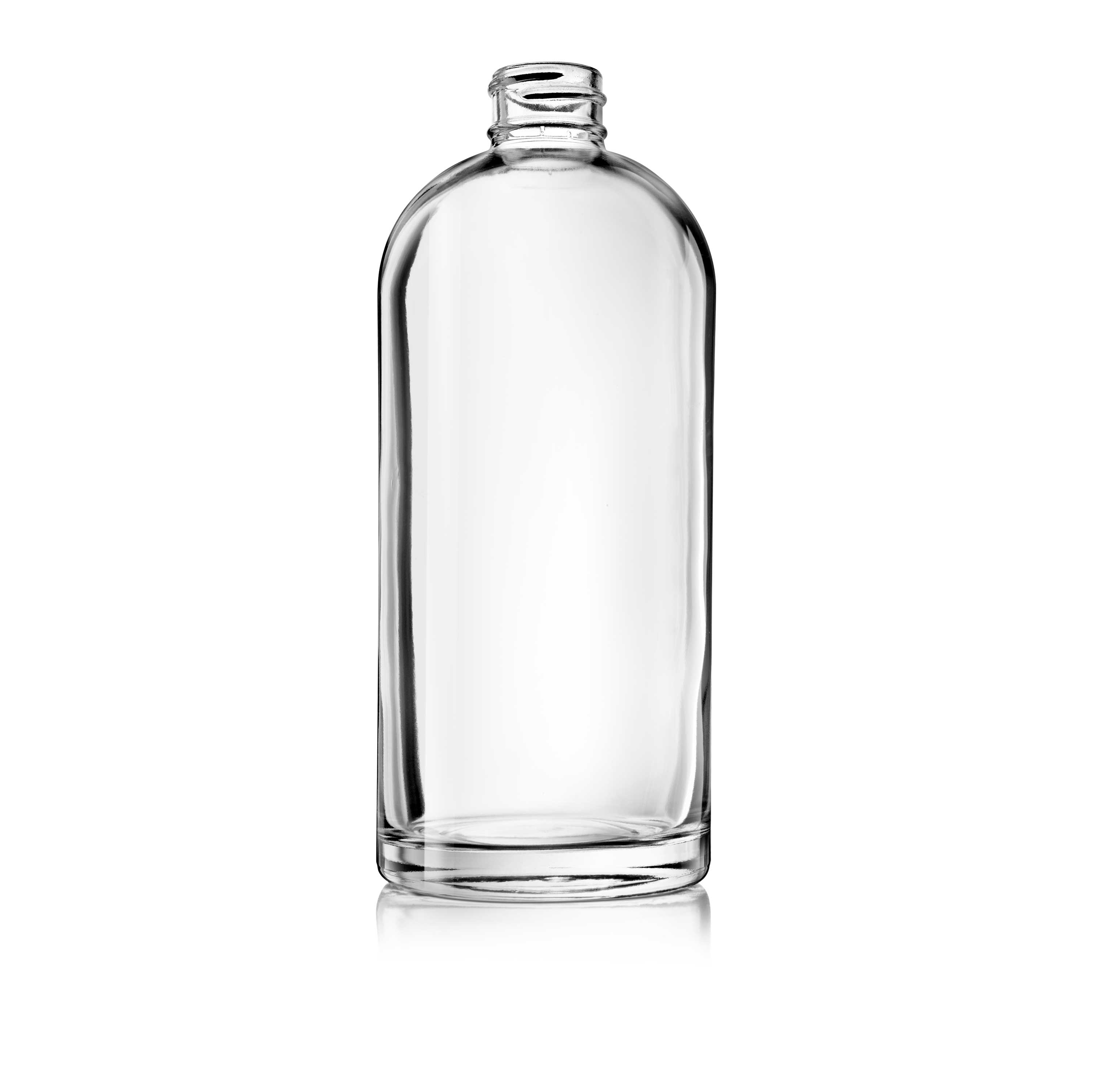 Cosmetic bottle Linden Classic 500 ml, 28/410, Flint