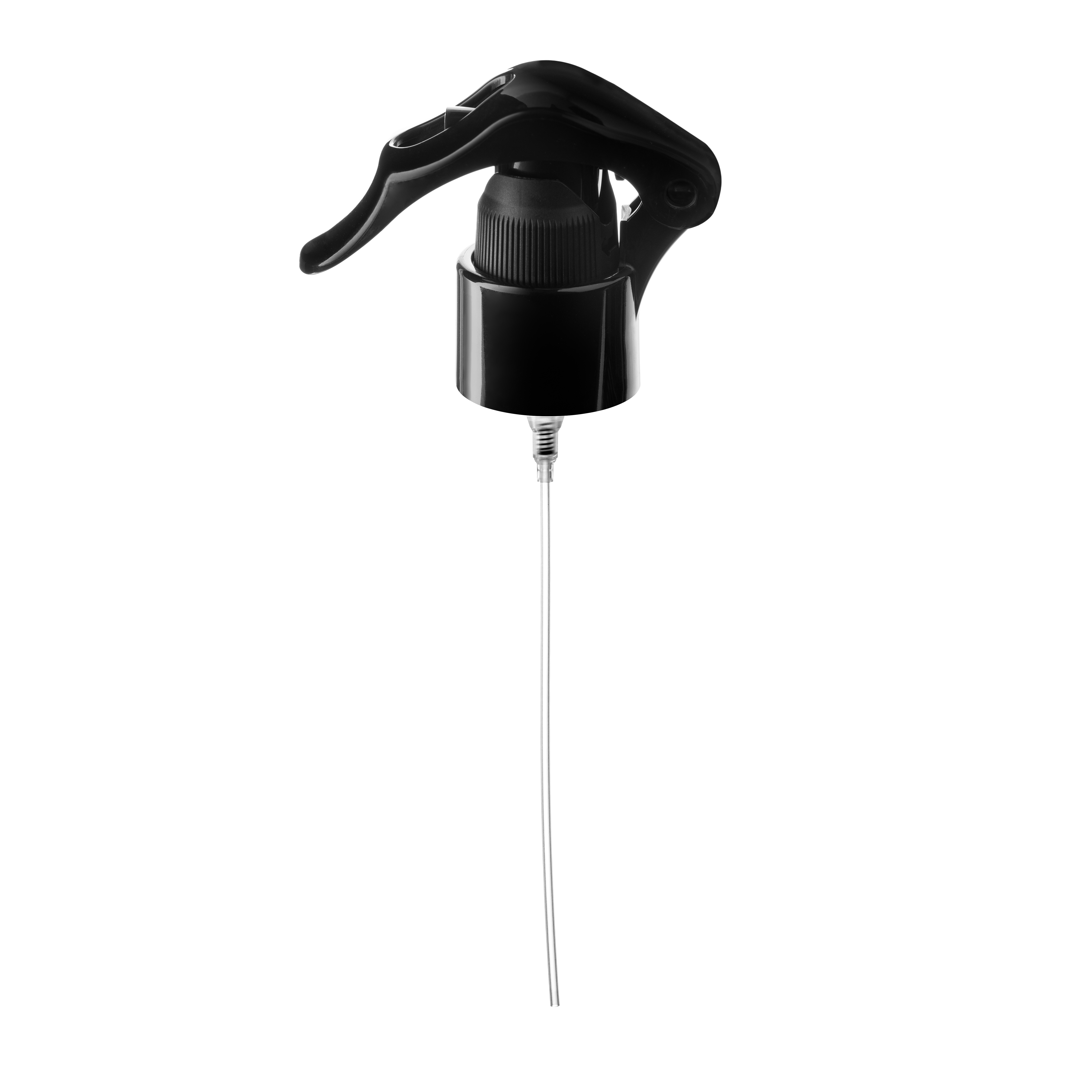 Trigger sprayer Jazz, 24/410, PP, black, glossy finish, dose 0.29ml, twist-lock (Linden 237)