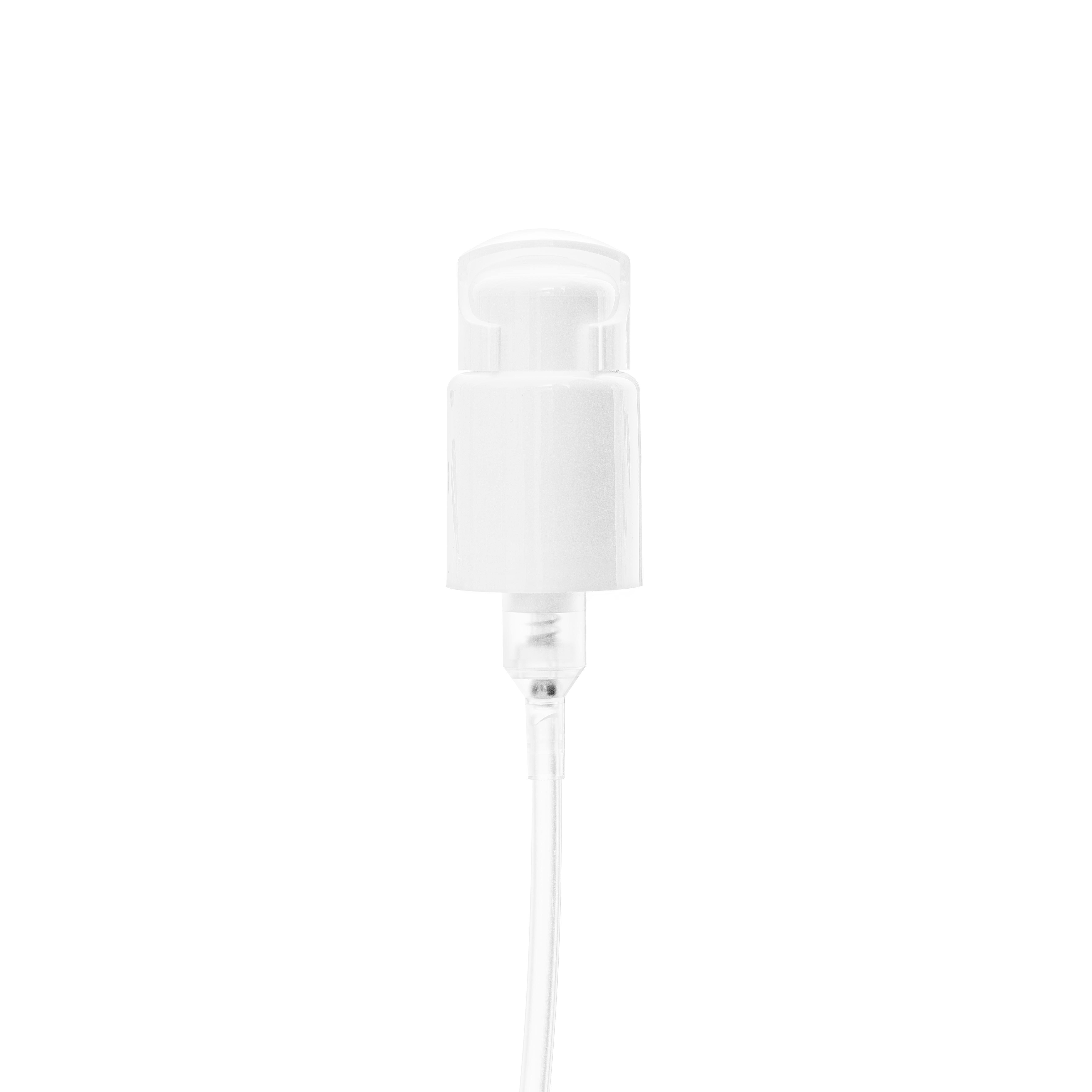Lotion pump Metropolitan 24/410, PP, white, dose 0.50ml, white security clip (Laurel 100)