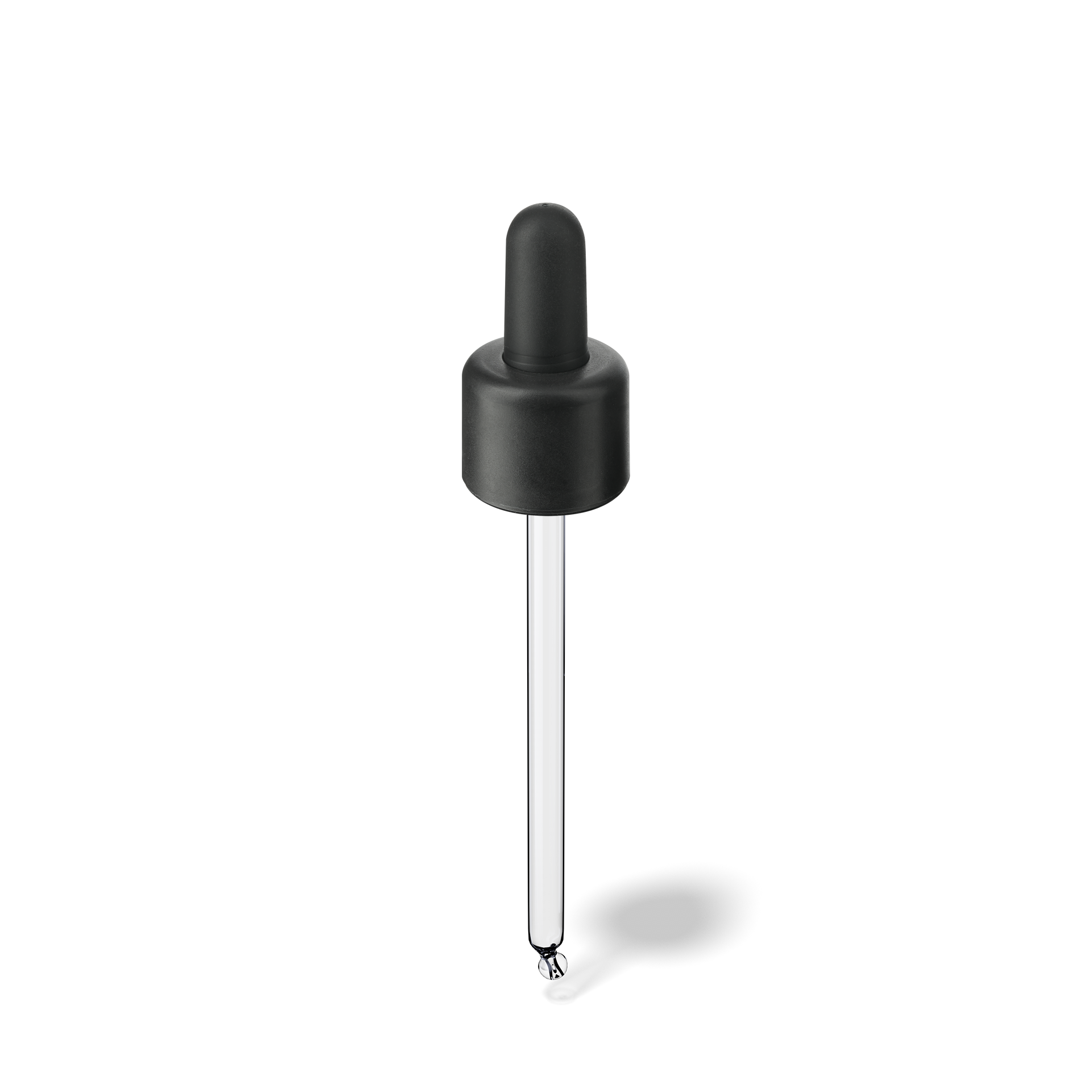 Pipette D06 black smooth, D18, TE-b, Bulb TPEs-b 1.0, Tip bent ball 1.0, GIN60