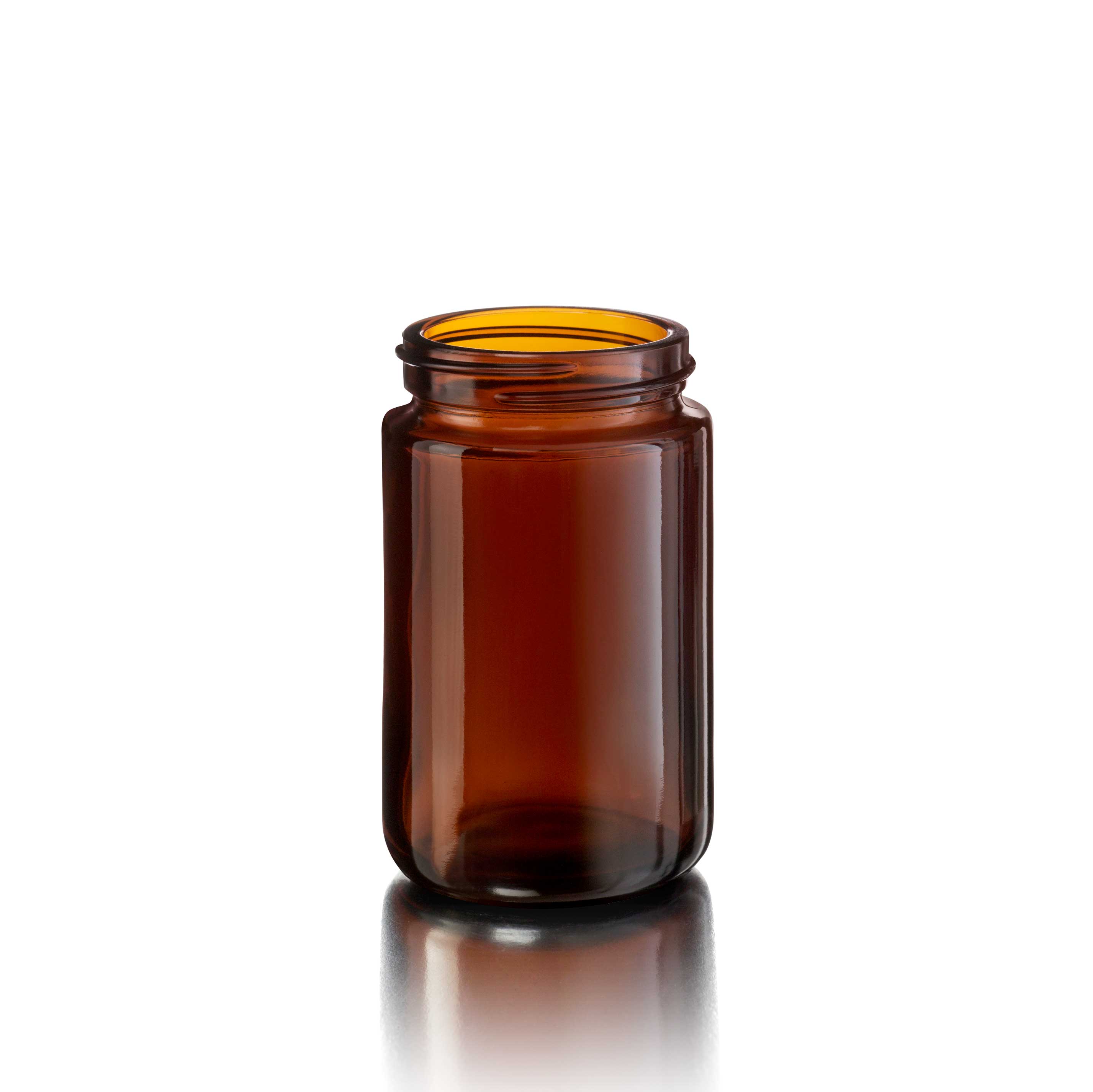 Wide neck jar Violette 100ml, 48/400, Amber Brown Wide neck jar Violette 100ml, 48/400, Amber Brown
