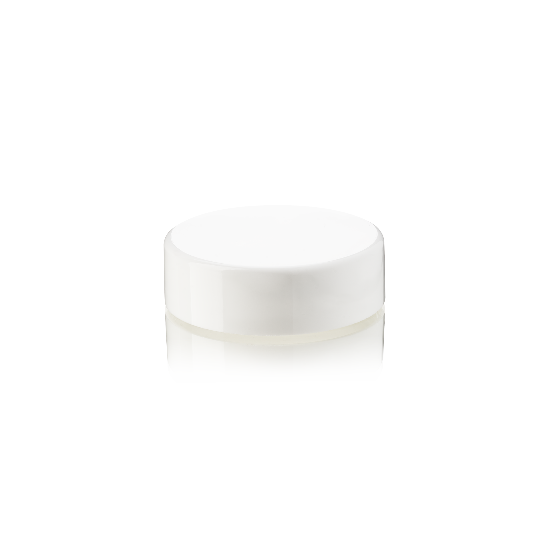 Lid Modern 48 special, PP, white, glossy finish, white inlay (Aspen 50)