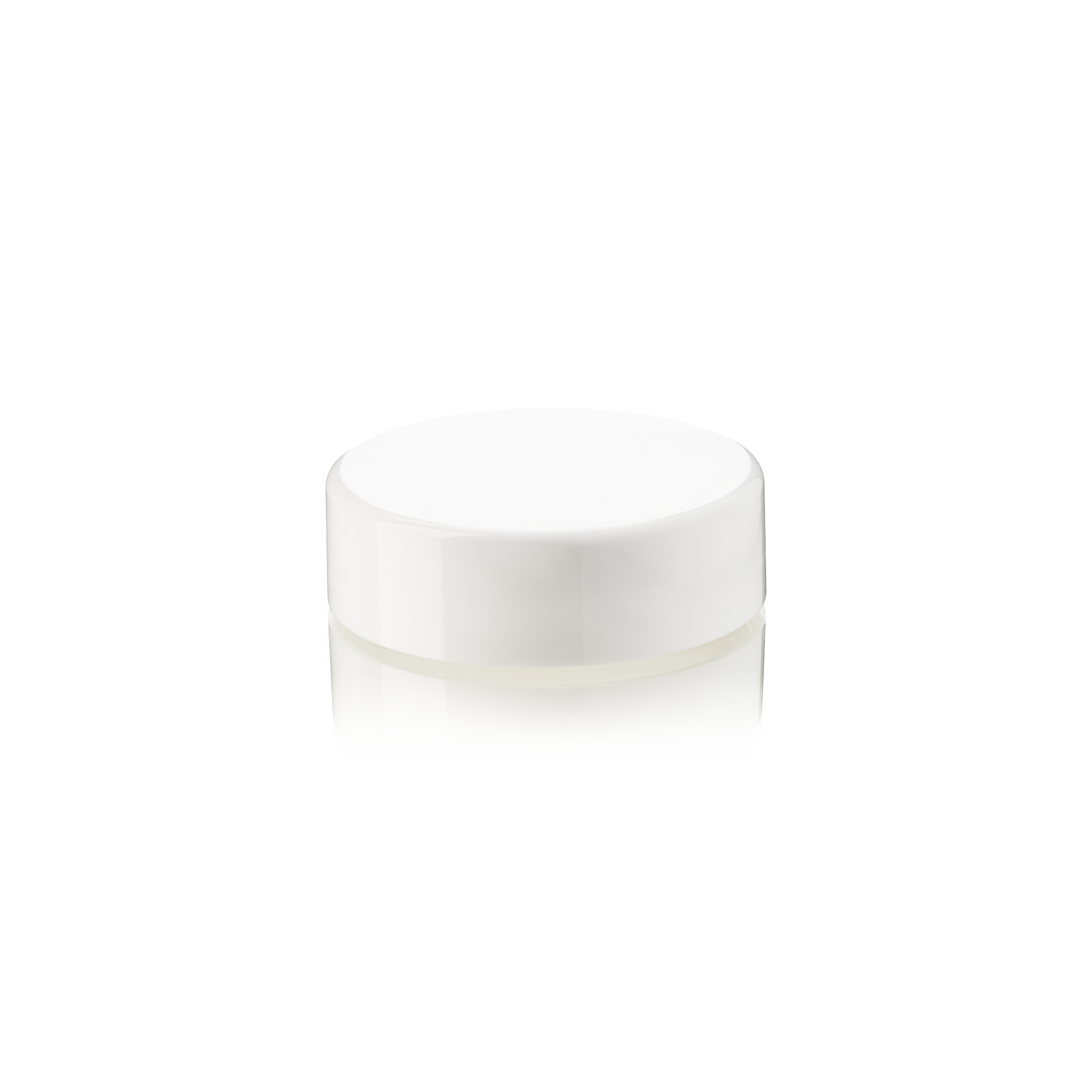 Lid Modern 48 special, PP, white, glossy finish, white inlay (Aspen 50)