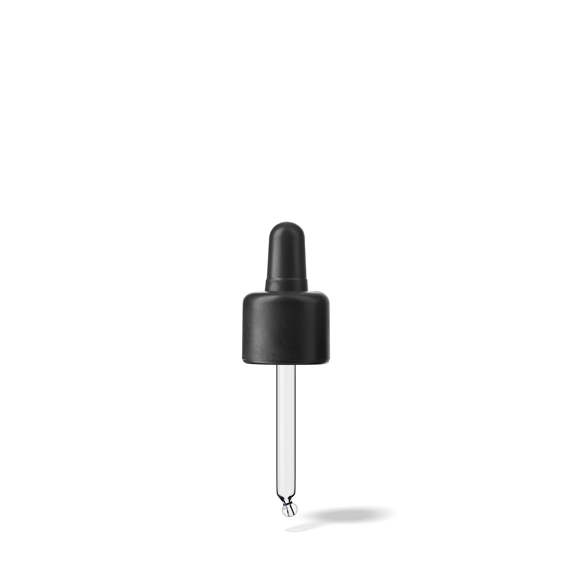 Pipette D06 black smooth, D18, TE-b, Bulb TPEs-b 0.7, Tip bent ball 1.0, GIN15