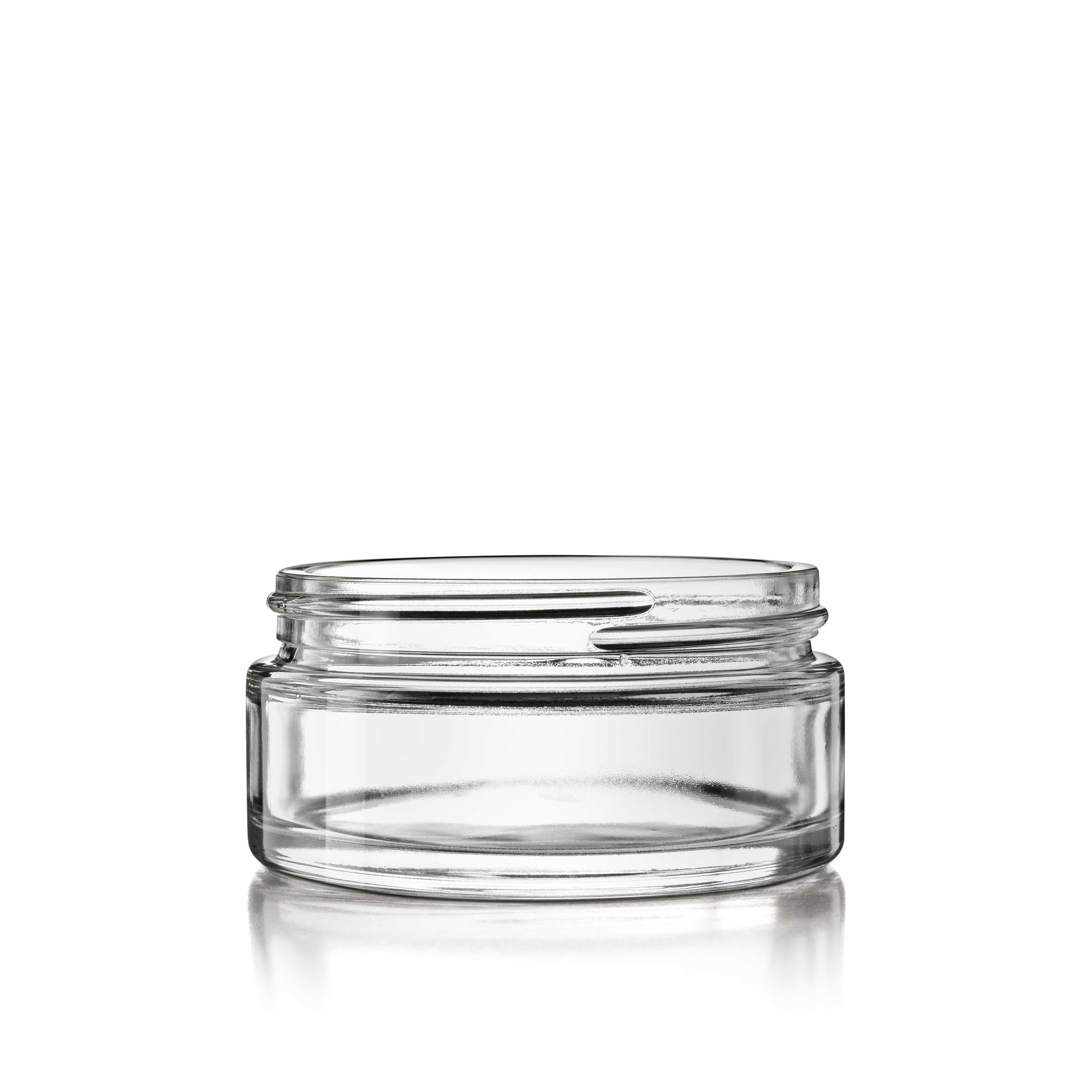 Cosmetic jar Bryn 100 ml, 72 special thread, Flint