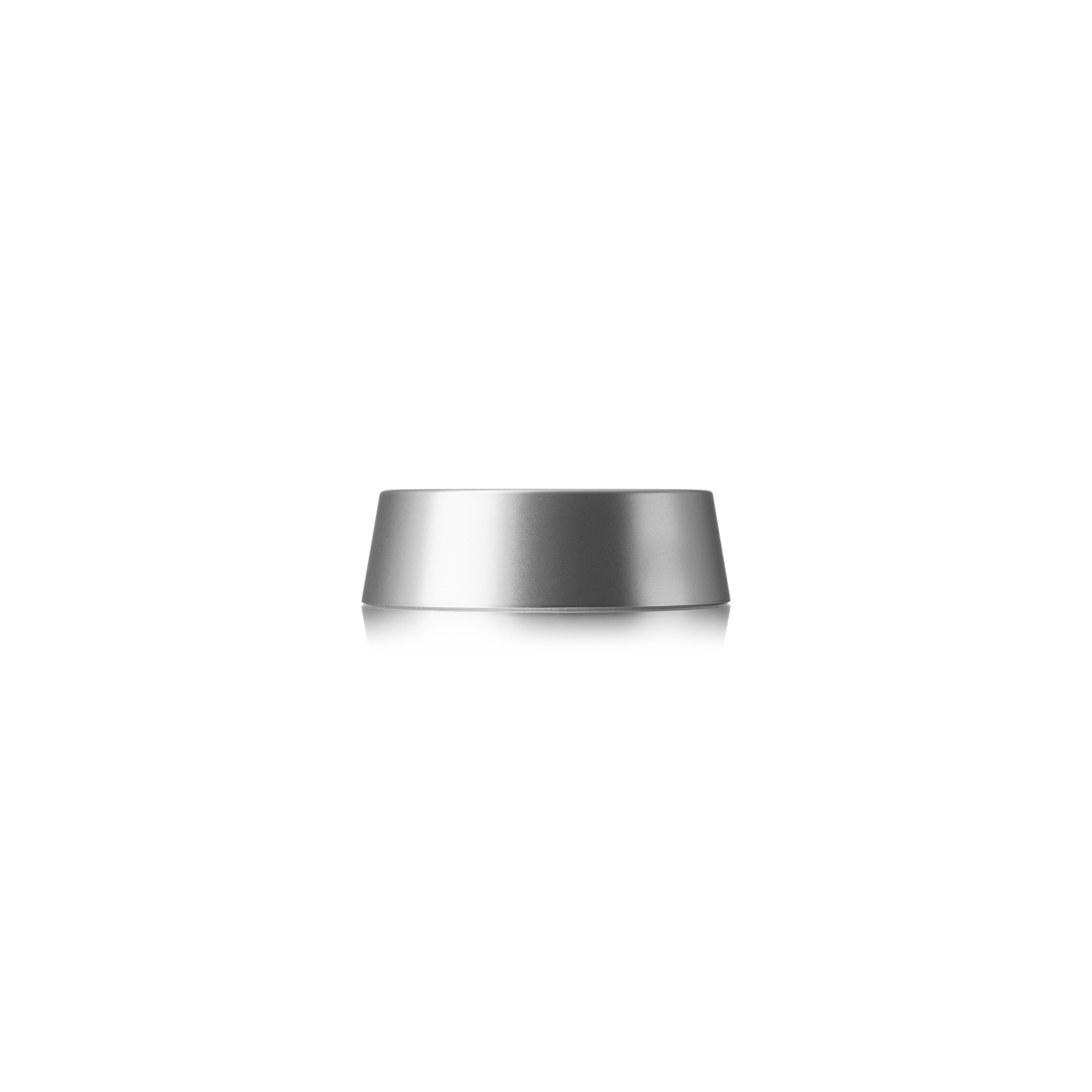 Lid Conical 58/400, UREA, silver matte, white inlay (DA Lumiere 50)