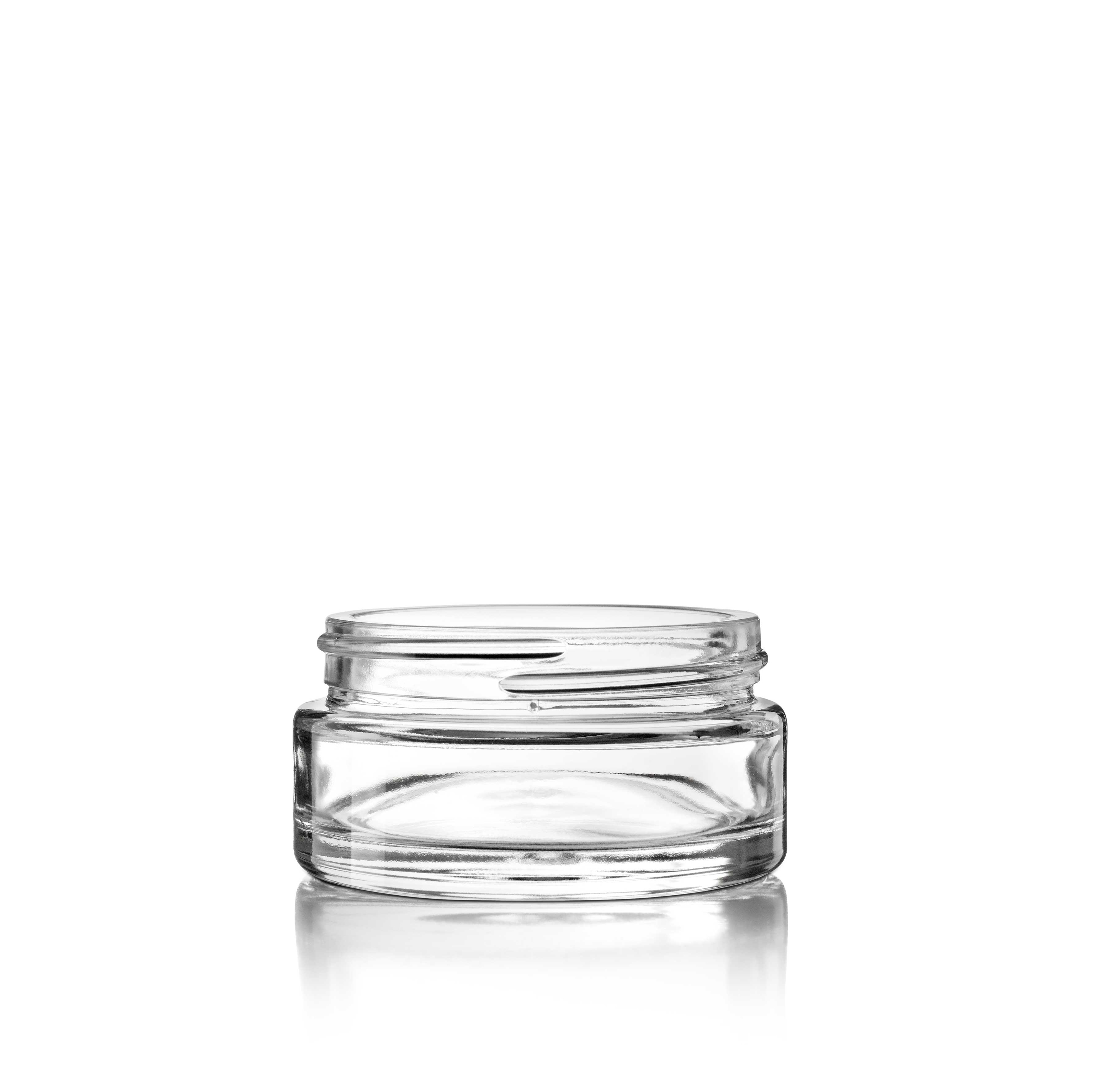 Cosmetic jar Bryn 50ml, 56 special thread, Flint