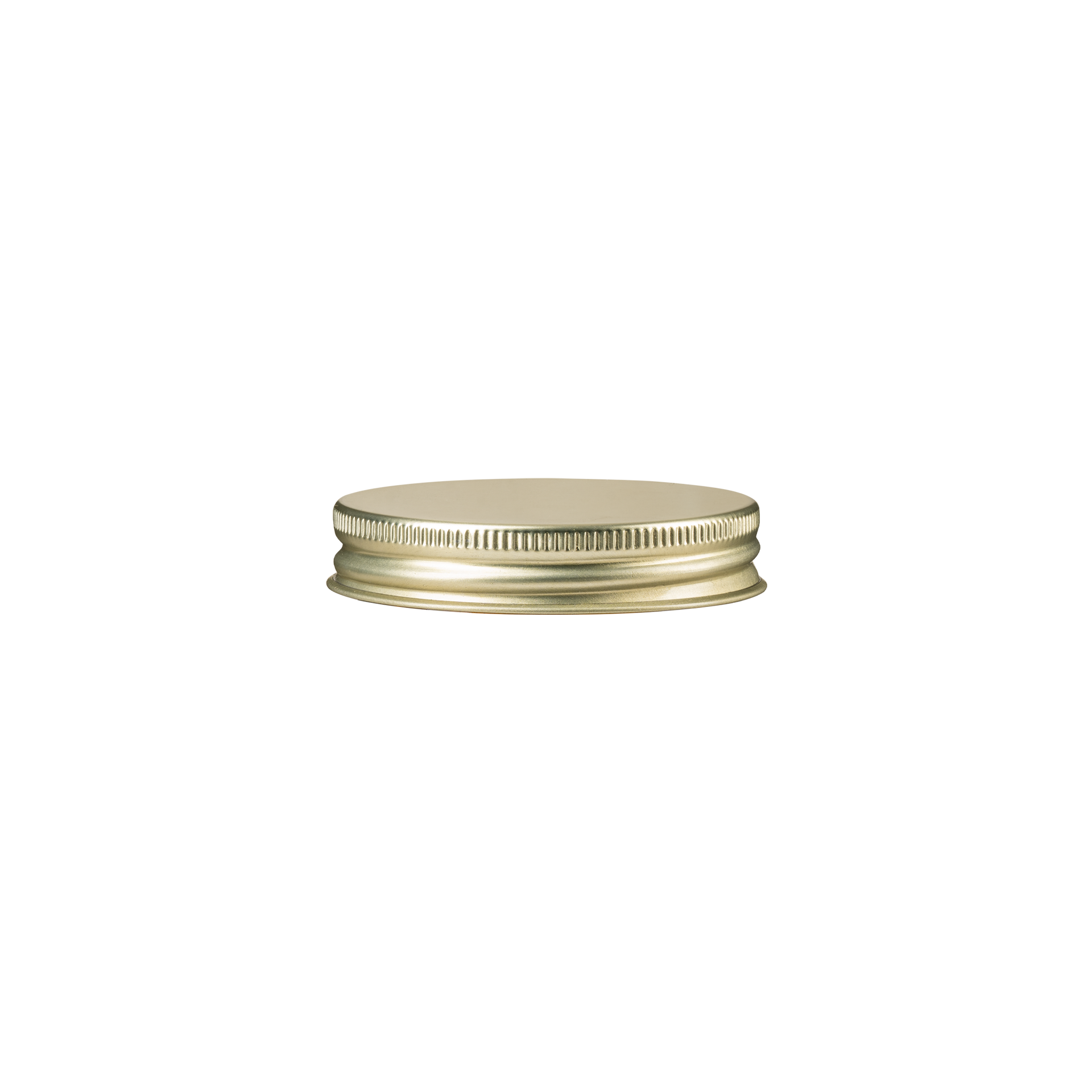 Screw cap Clio 168, 53/400, tinplate, gold, white inlay (Viola 150) Screw cap Clio 168, 53/400, tinplate, gold, white inlay (Viola 150)
