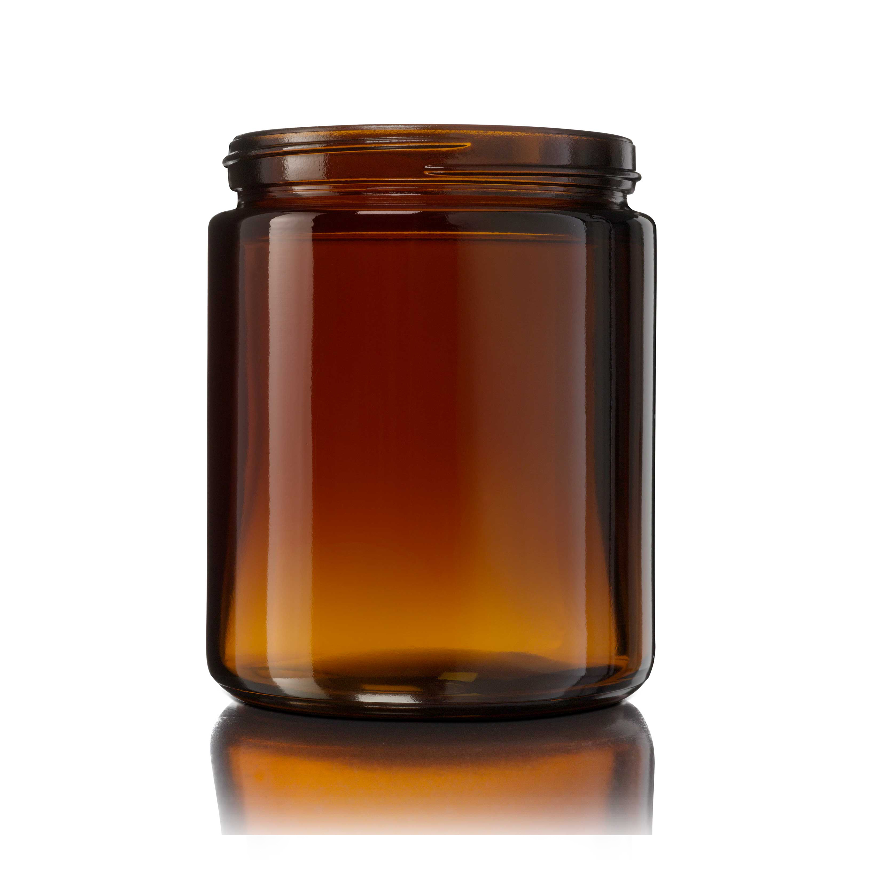 Wide neck jar Violette 250ml, 70/400, Amber Brown