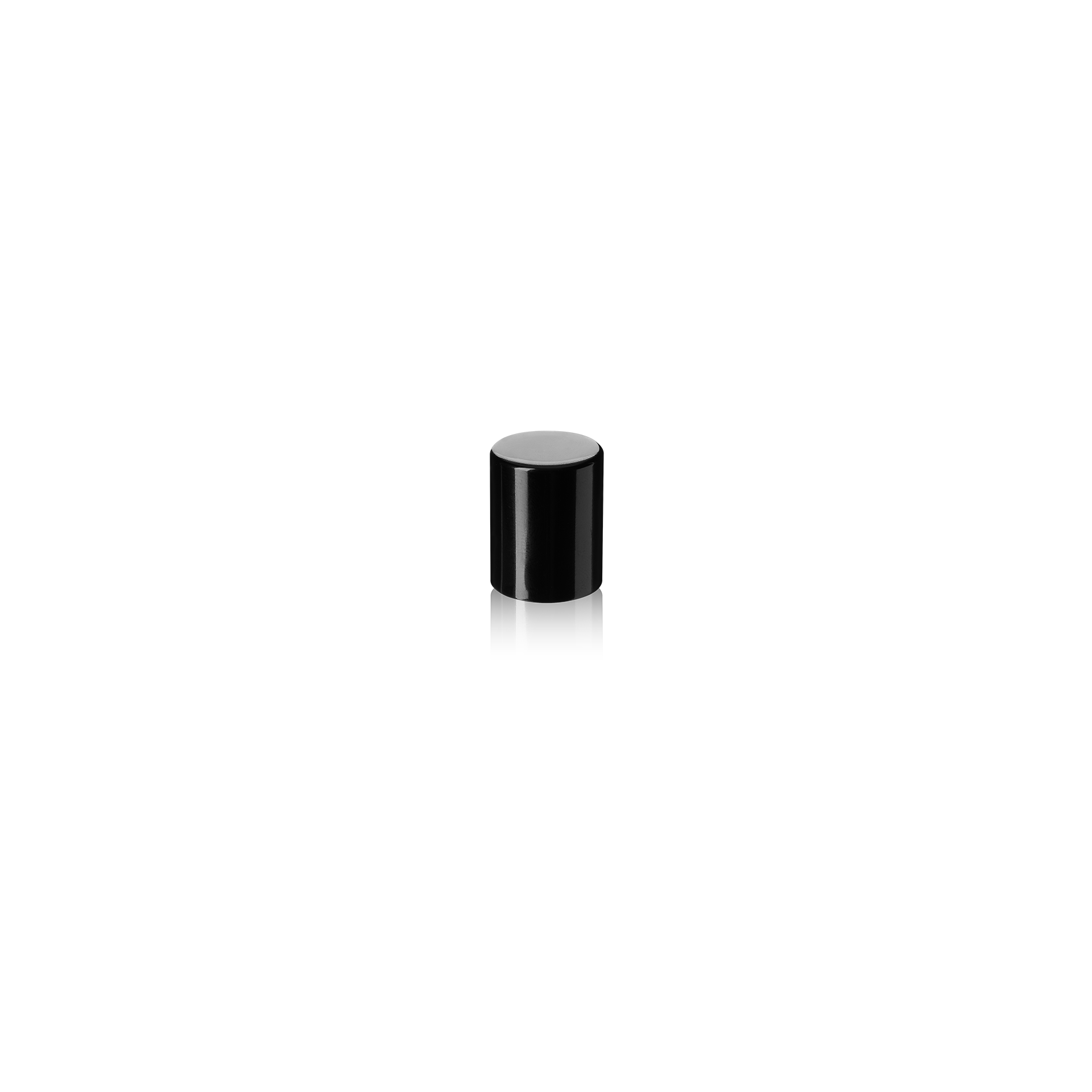 Overcap for perfume spray VP4, FEA15, aluminium, shiny black Overcap for perfume spray VP4, FEA15, aluminium, shiny black