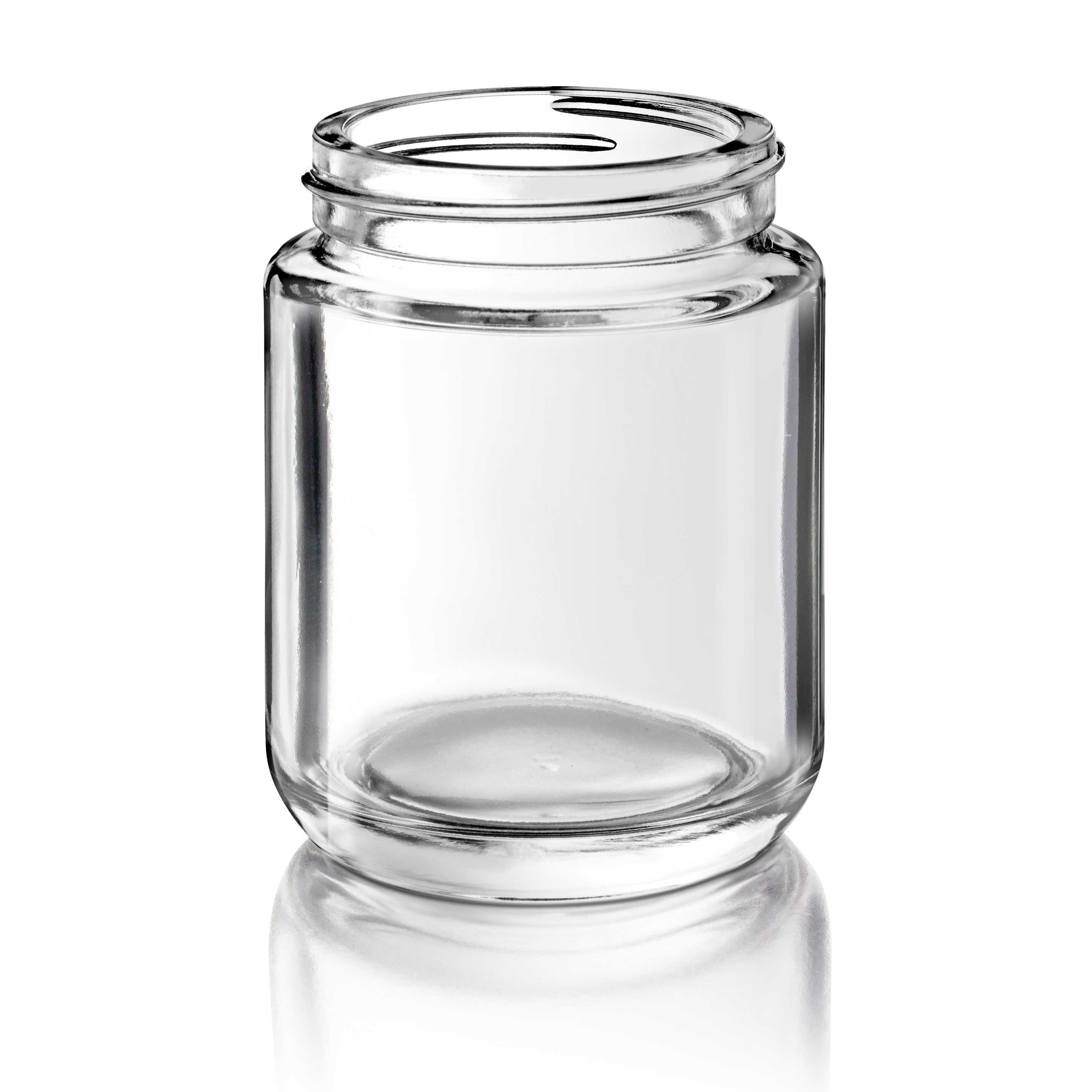 Cosmetic jar Flora 120ml, 53/400, fit for child-resistant lid, Flint 