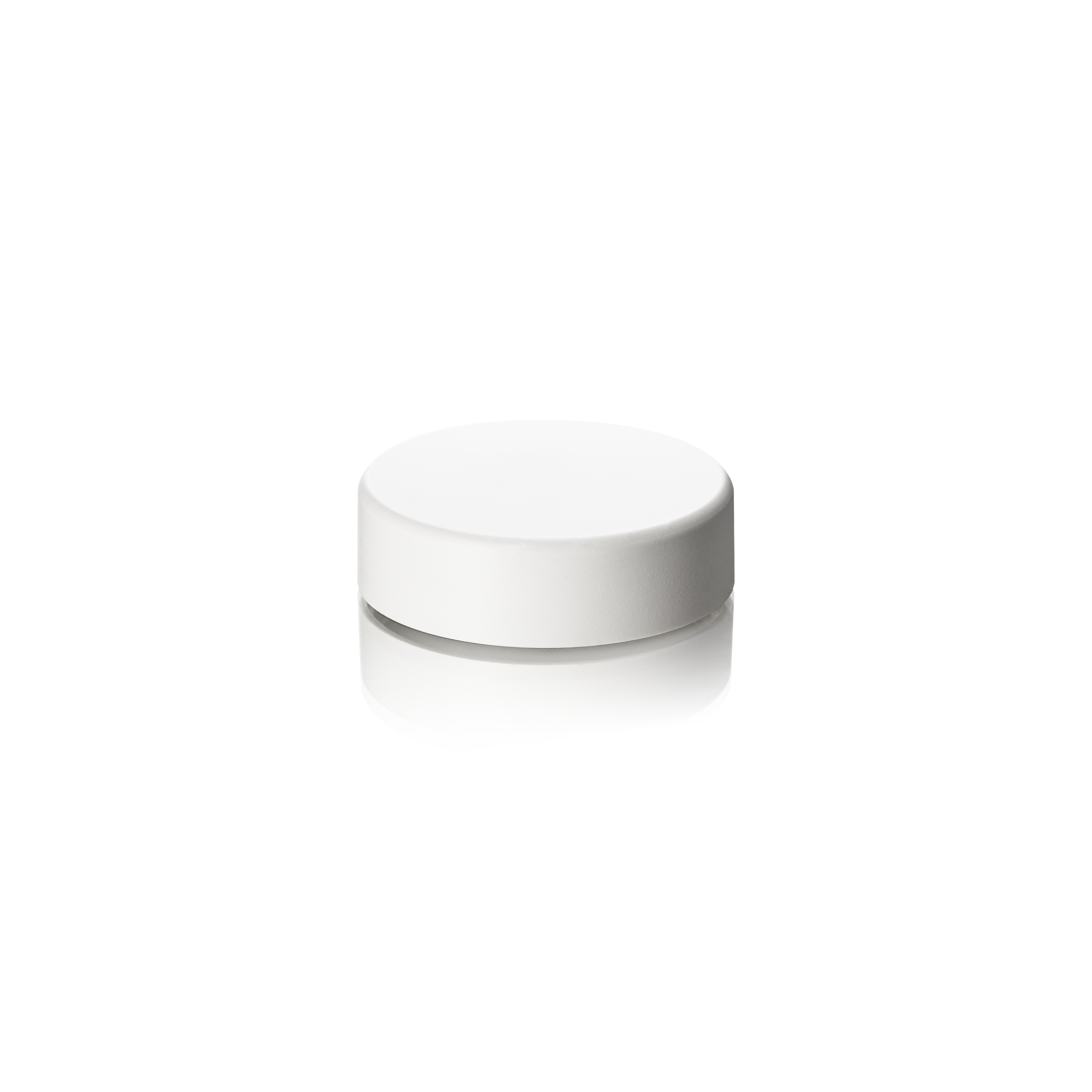 Lid Modern 47 special, PCR, white, matte finish, white inlay (Aspen 30)