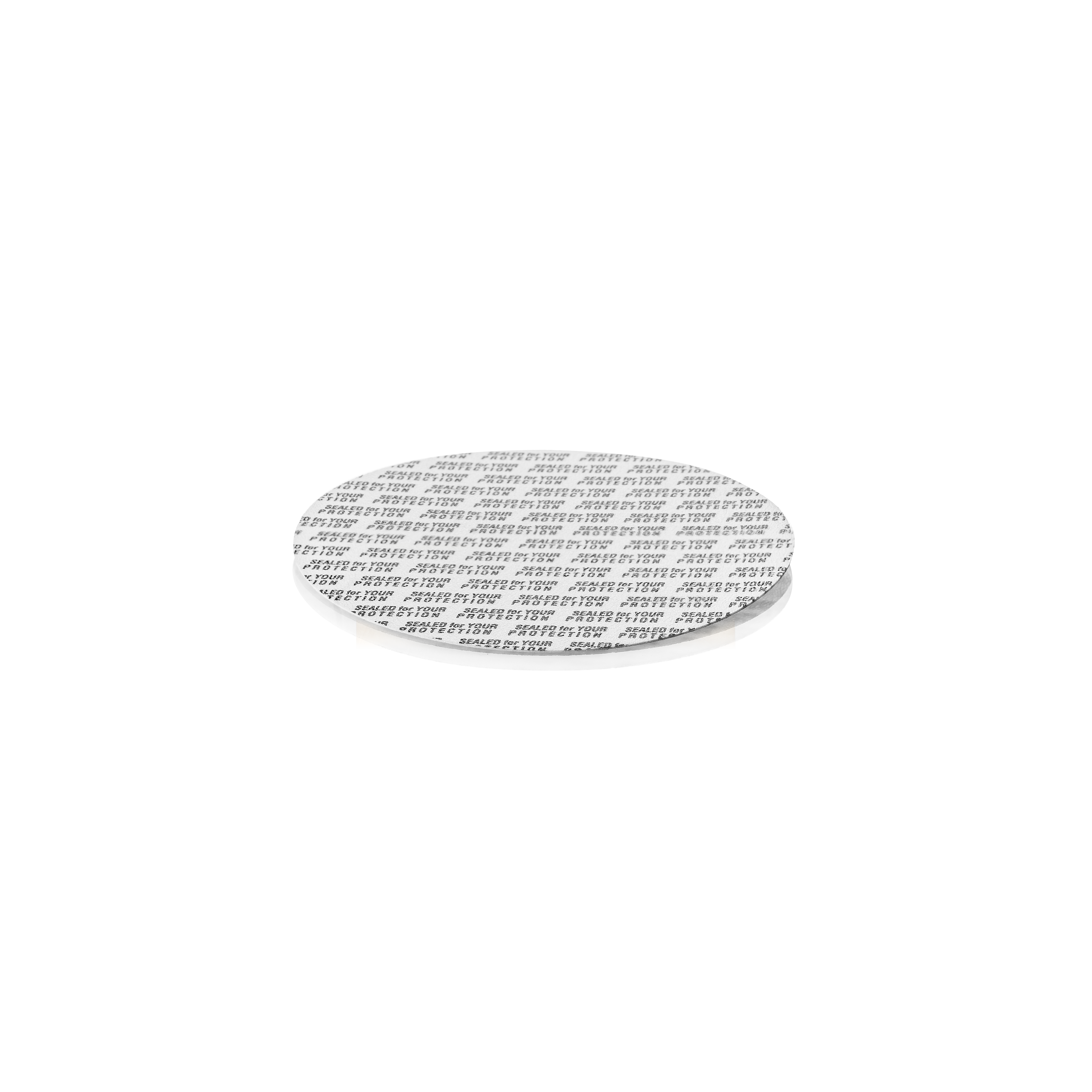 Pressure sensitive seal, 87mm, white, black text (Bryn 200), only applicable for dry goods Pressure sensitive seal, 87mm, white, black text (Bryn 200), only applicable for dry goods