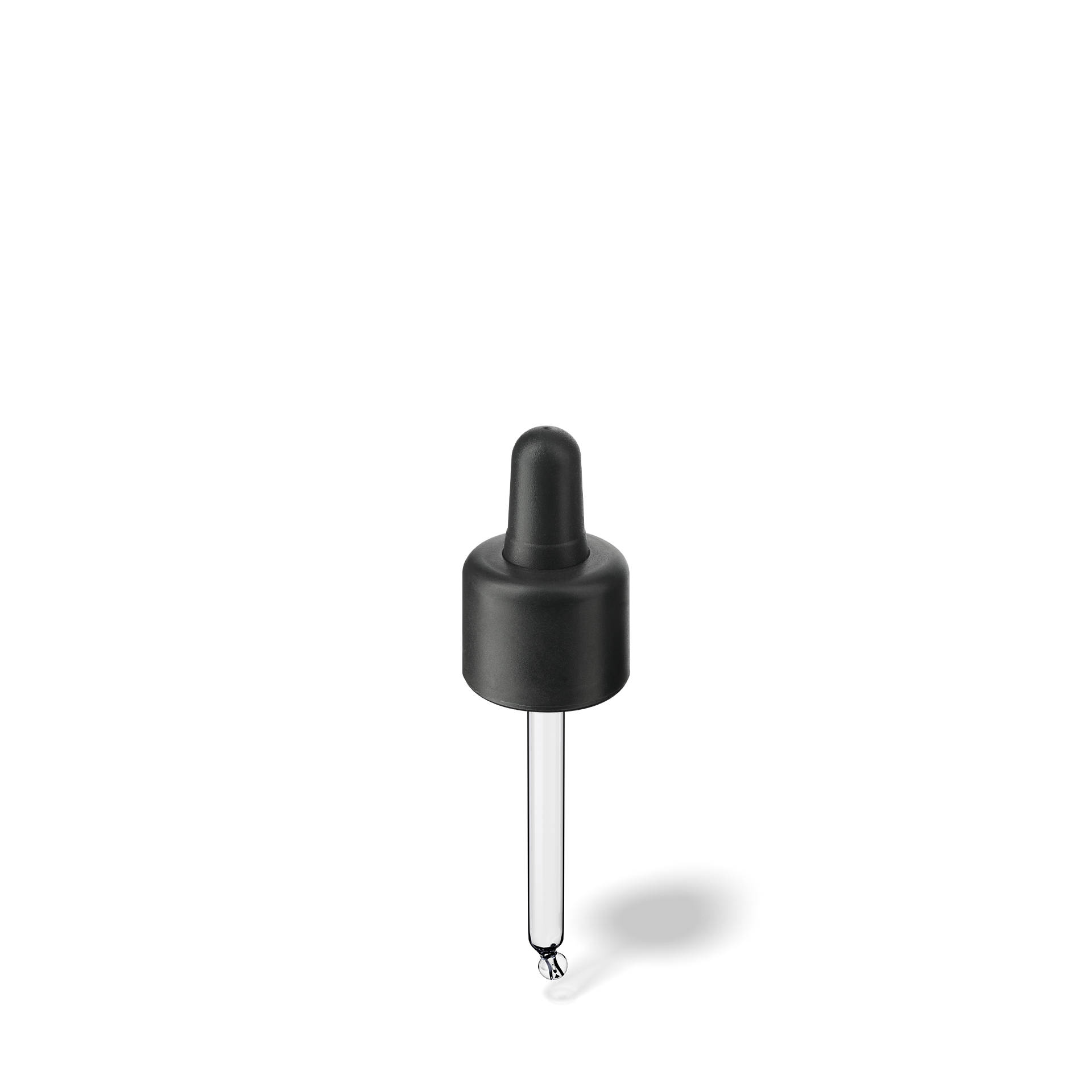 Pipette D06 black smooth, D18, TE-b, Bulb TPEs-b 0.7, Tip bent ball 1.0, GIN15