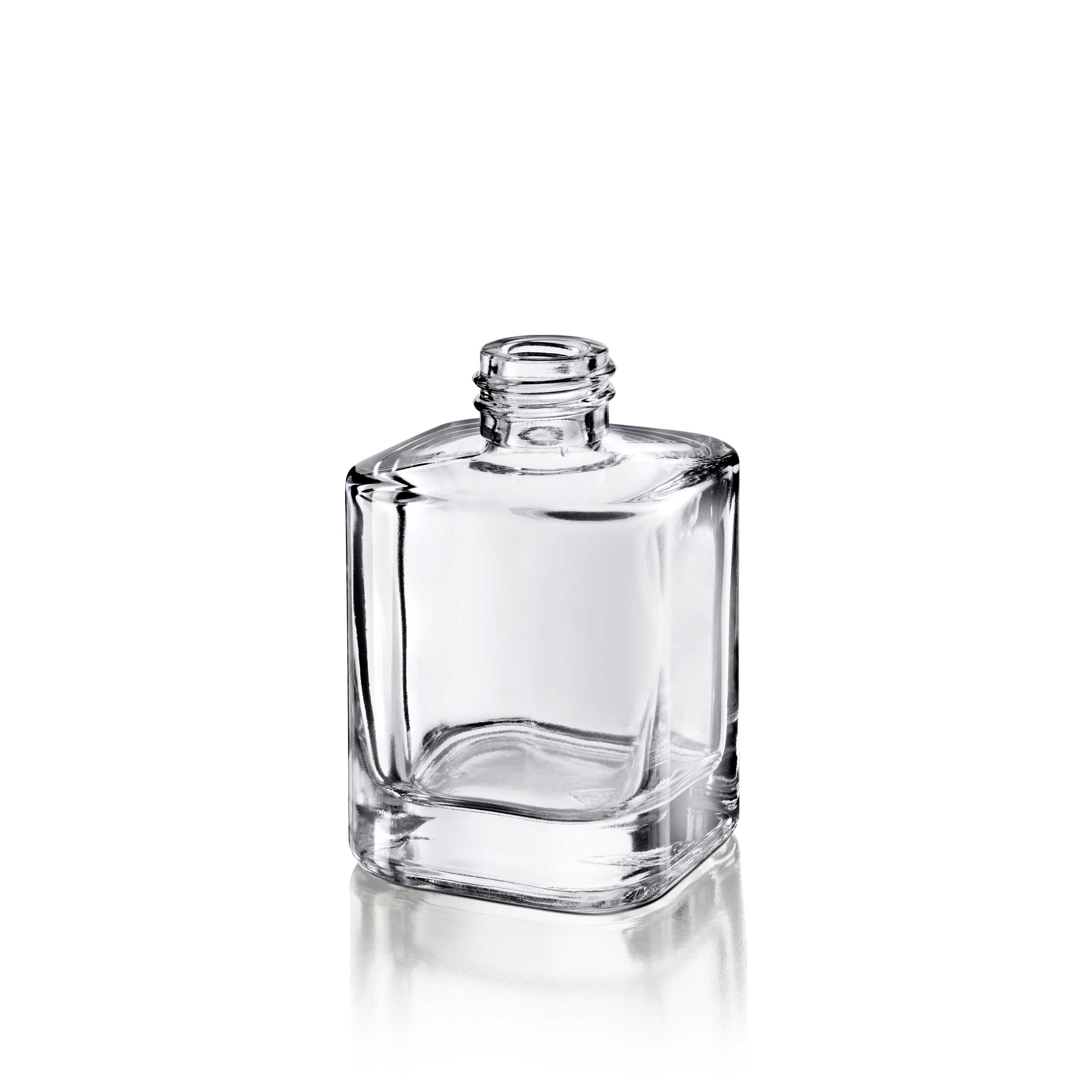 Cosmetic bottle Azalea 50ml, 20/410, square, Flint  Cosmetic bottle Azalea 50ml, 20/410, square, Flint