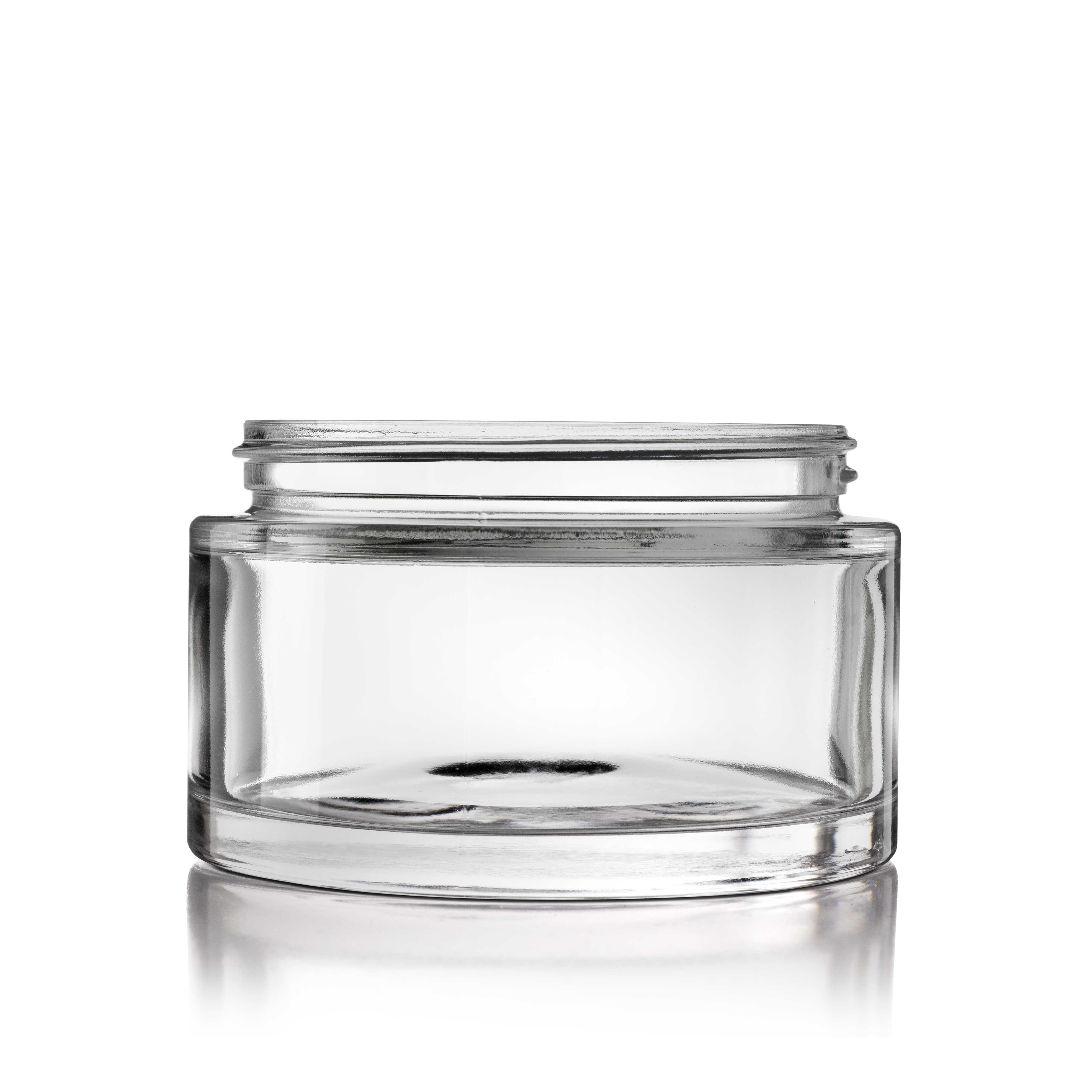 Cosmetic jar Camellia 240 ml, 85 special thread, fit for child-resistant lid, Flint