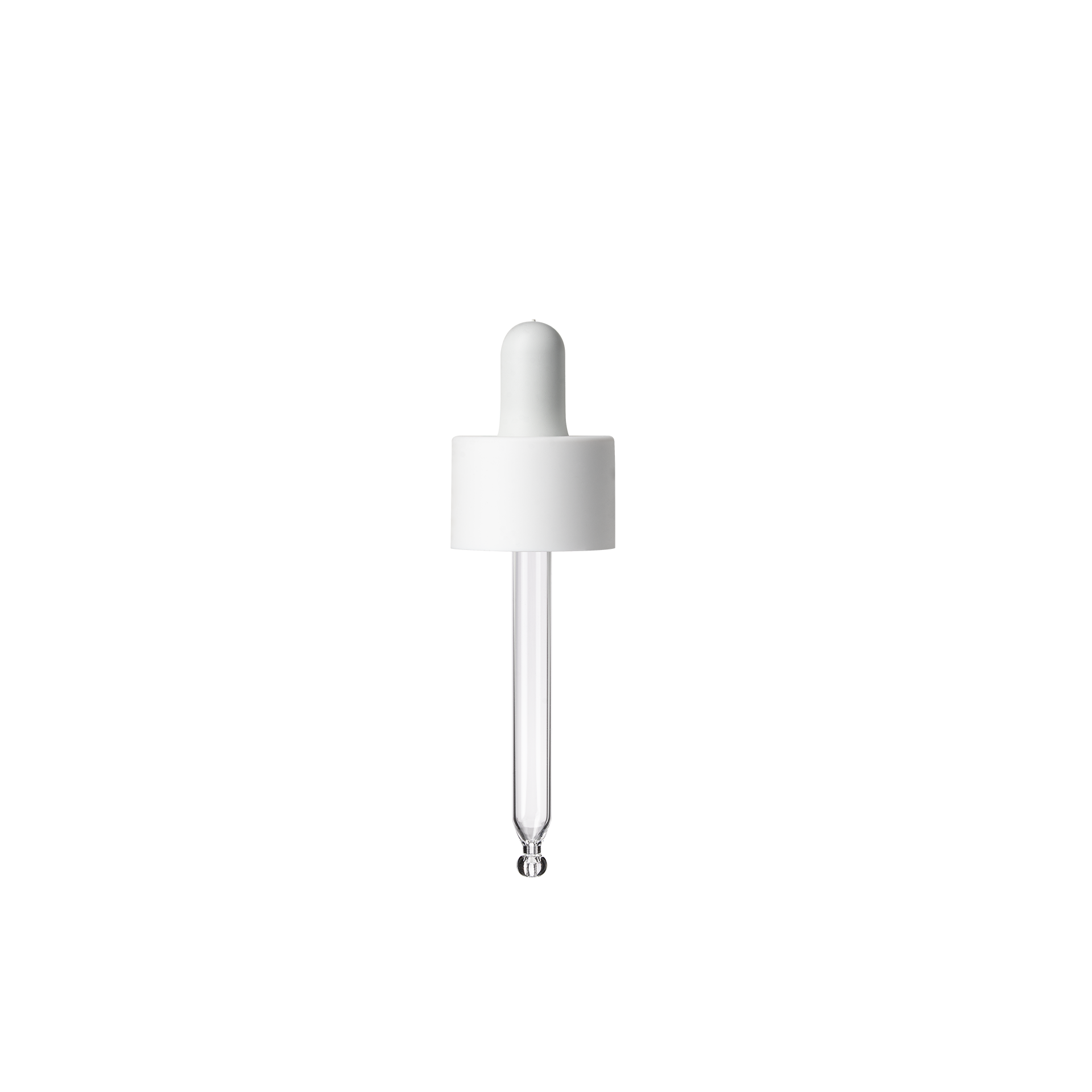 Pipette, 24/410, white matte, bulb Nitrile 0.85ml, ball tip straight (Luna 50)