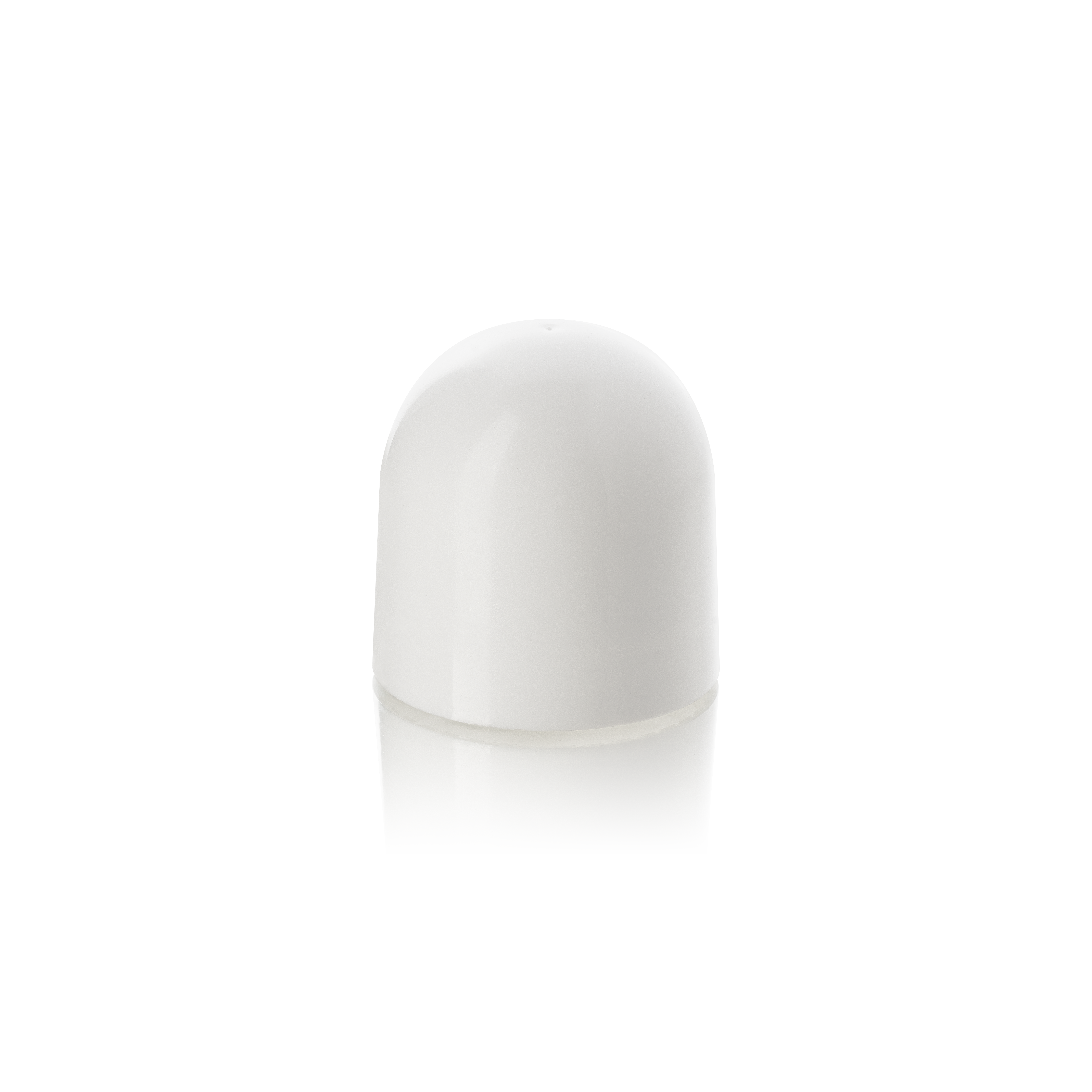 Screw cap, Classic, 45mm, PP, white, glossy finish for roll-on bottle (Clementine 75)
