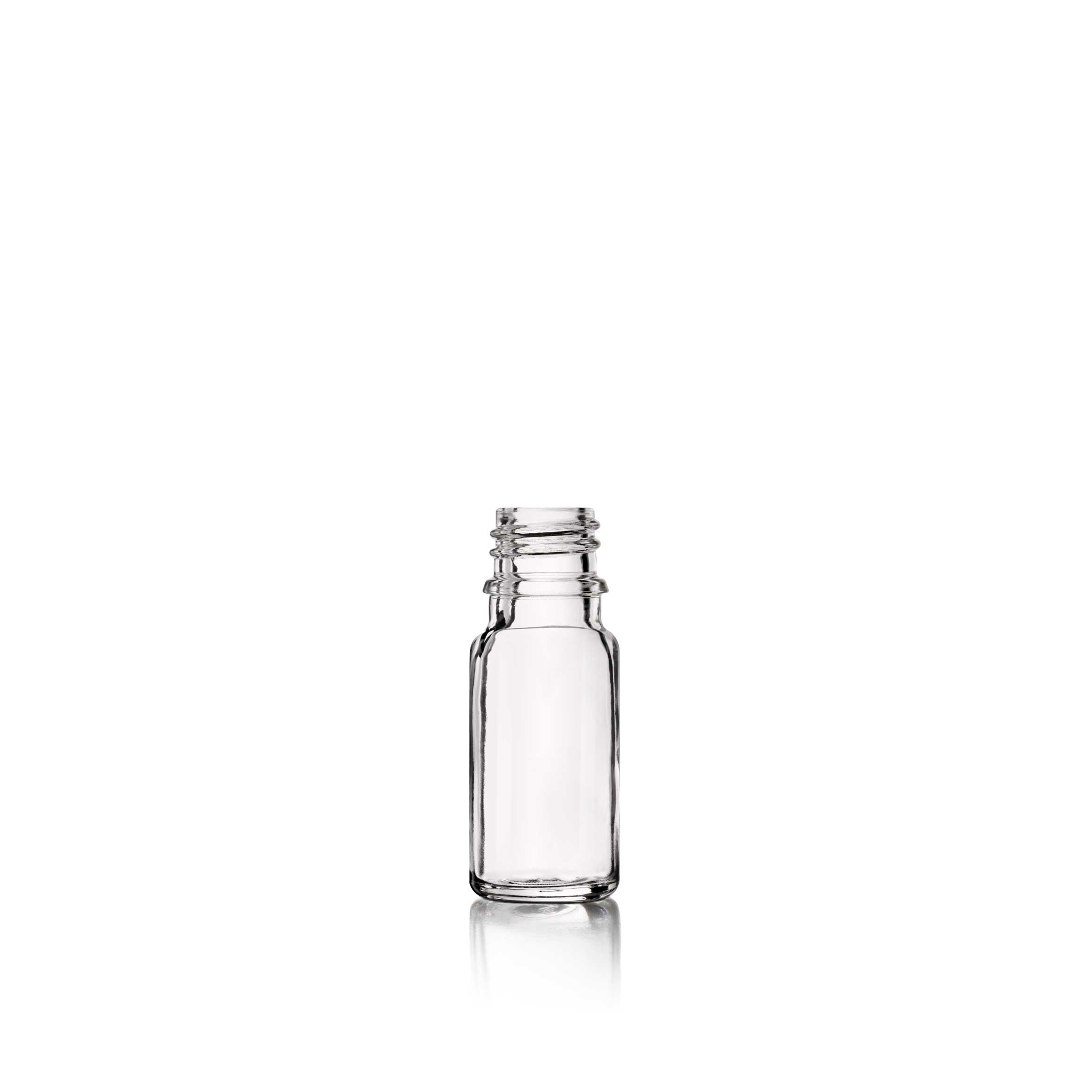 Dropper bottle Jasmine 10ml, DIN18, anti rotation nocks, light weight, Flint Dropper bottle Jasmine 10ml, DIN18, anti rotation nocks, light weight, Flint