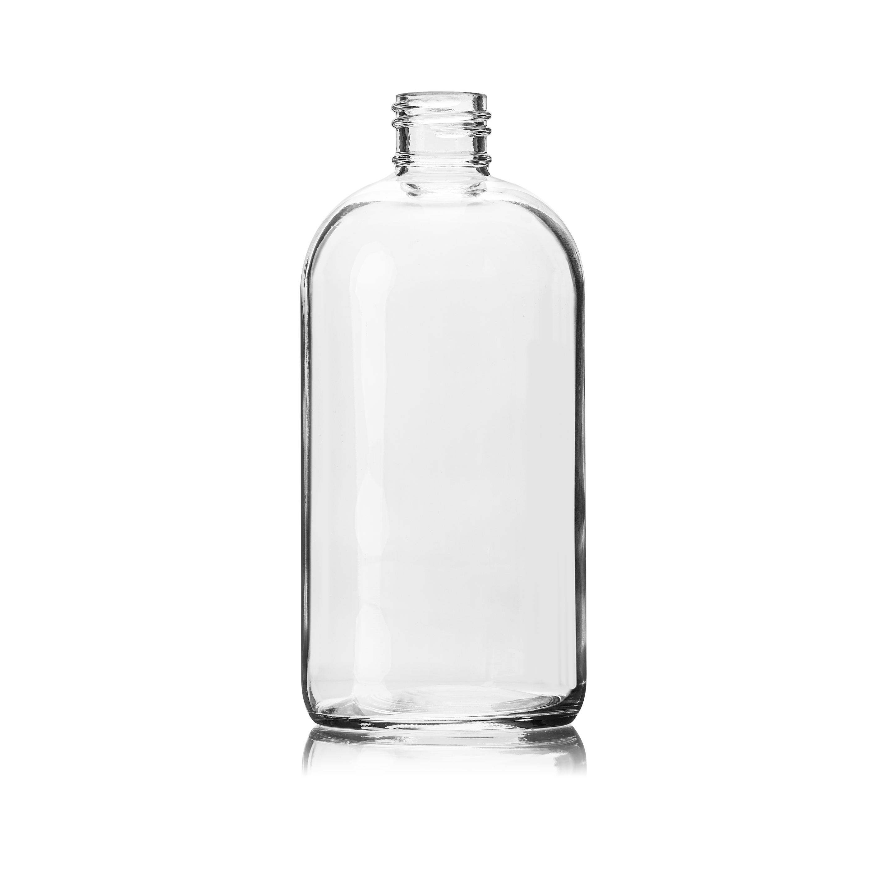 Cosmetic bottle Linden Light Weight 500ml, 28/410, Flint.