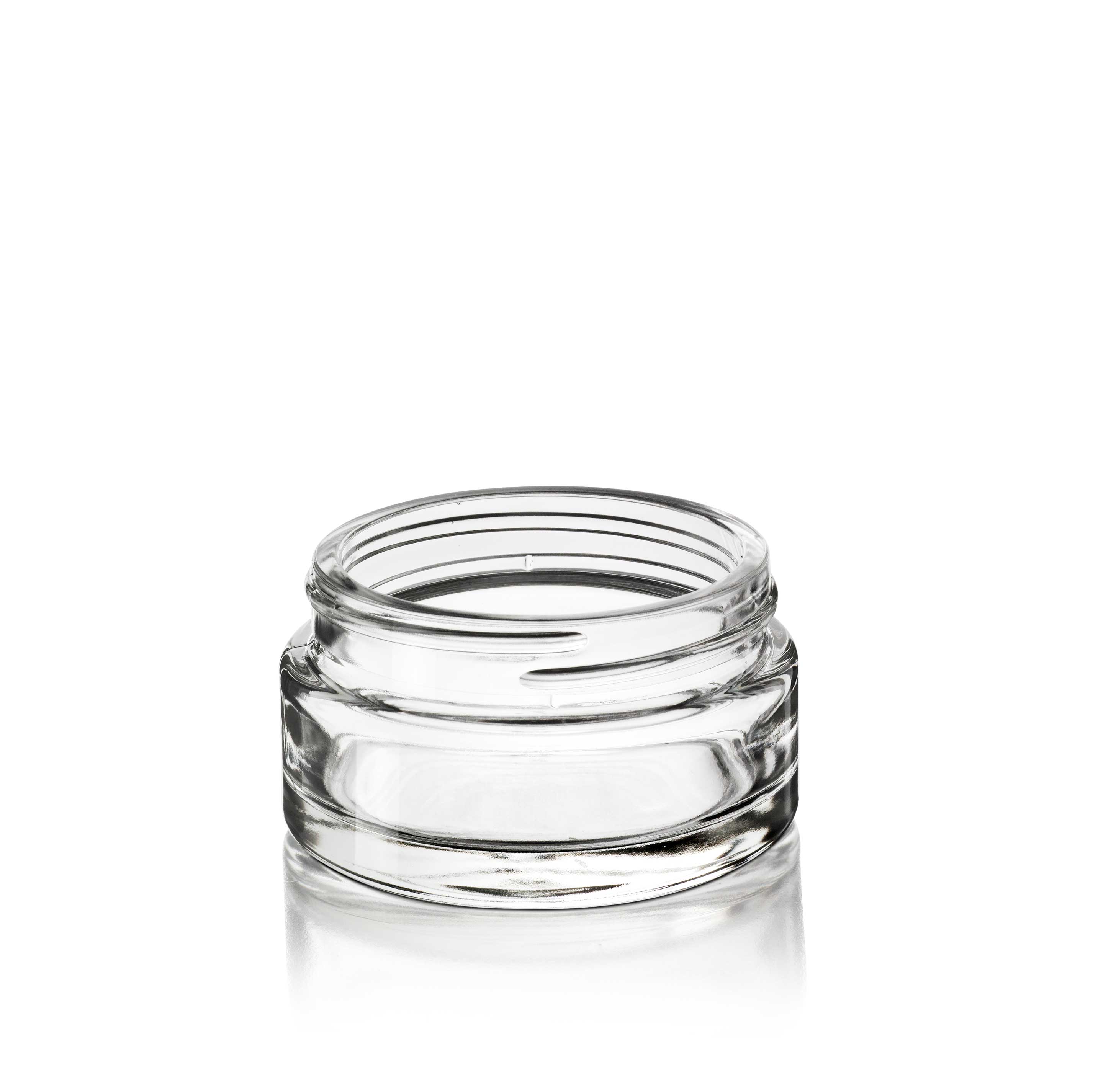 Cosmetic jar Bryn 50ml, 56 special thread, Flint