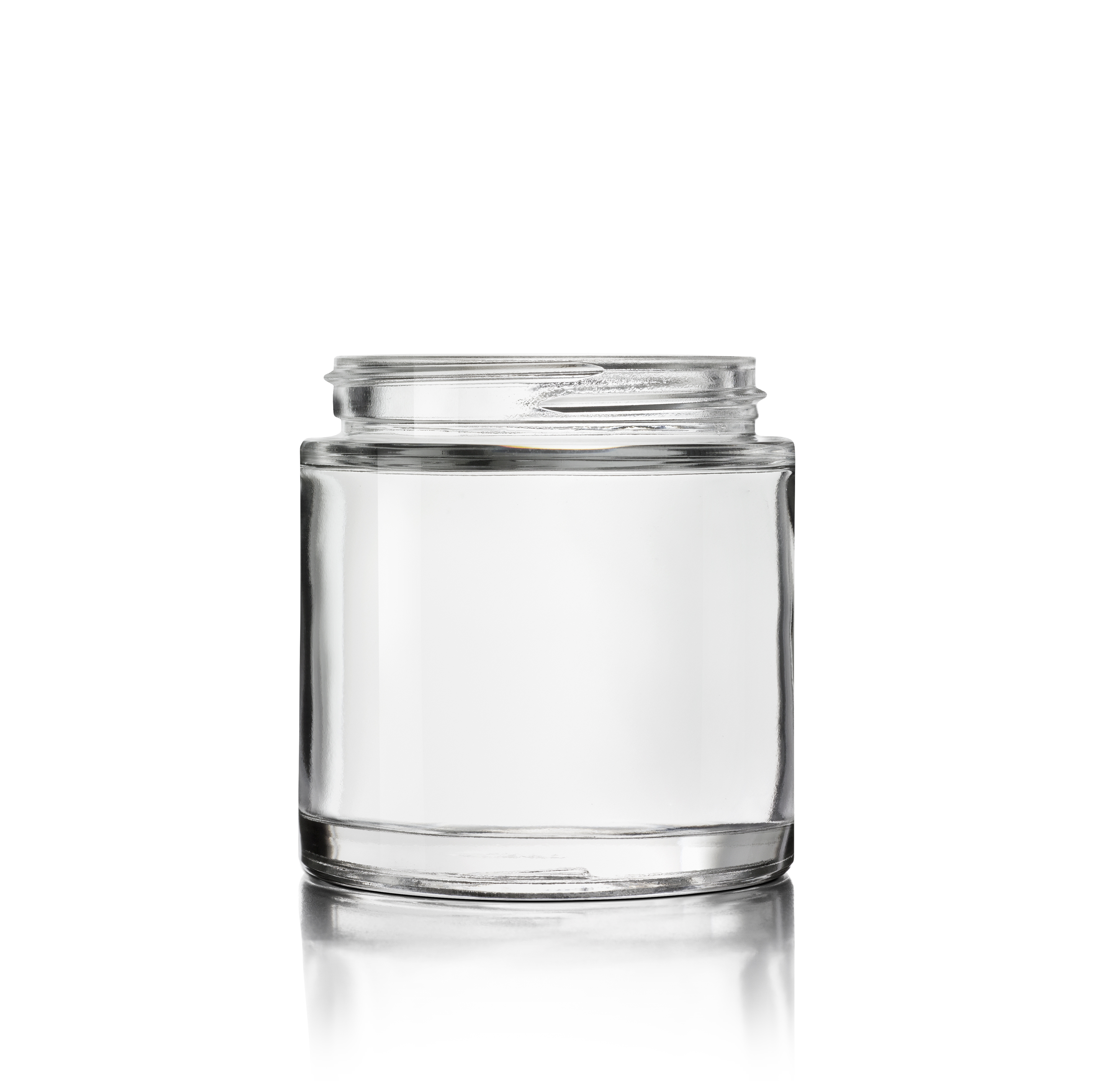 Cosmetic jar Olive 100 ml, 58/400, Flint