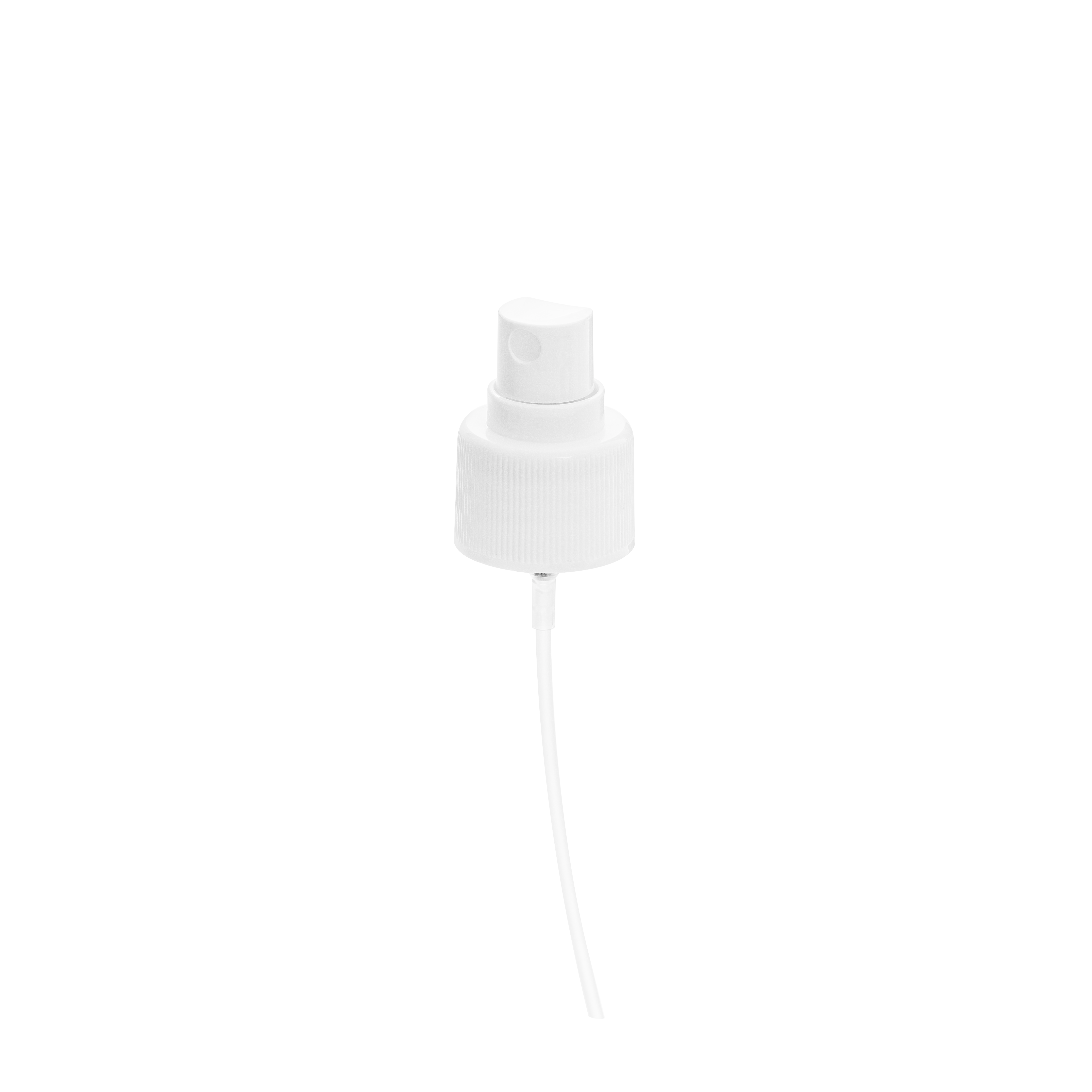 Mist sprayer Classic 24/410, PP, white, ribbed, dose 0.14ml, white overcap (Linden LW 150)