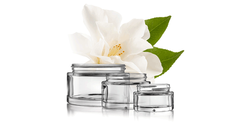 Glasmeister's Camellia-series in flint glass