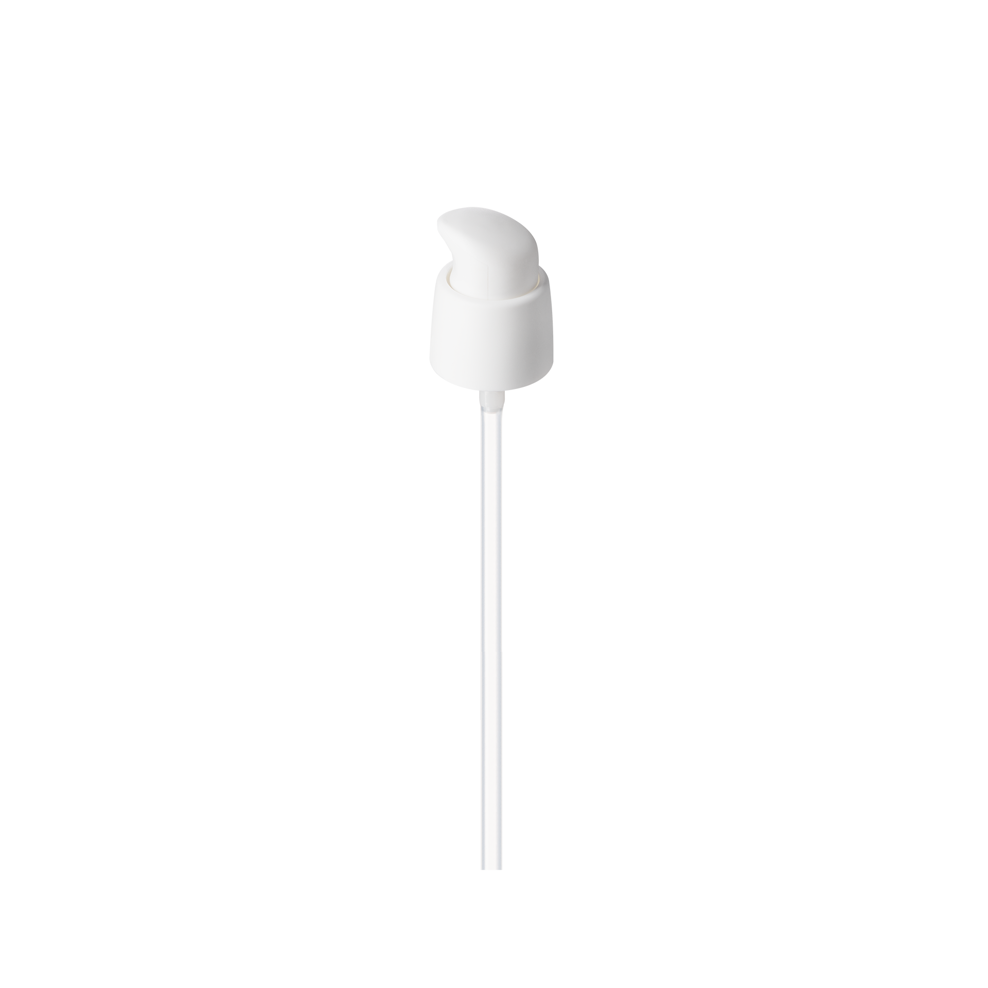Lotion pump Evolution 18/400, PP, white, matte, dose 0.15ml, security clip transp. matte (Willow 30)